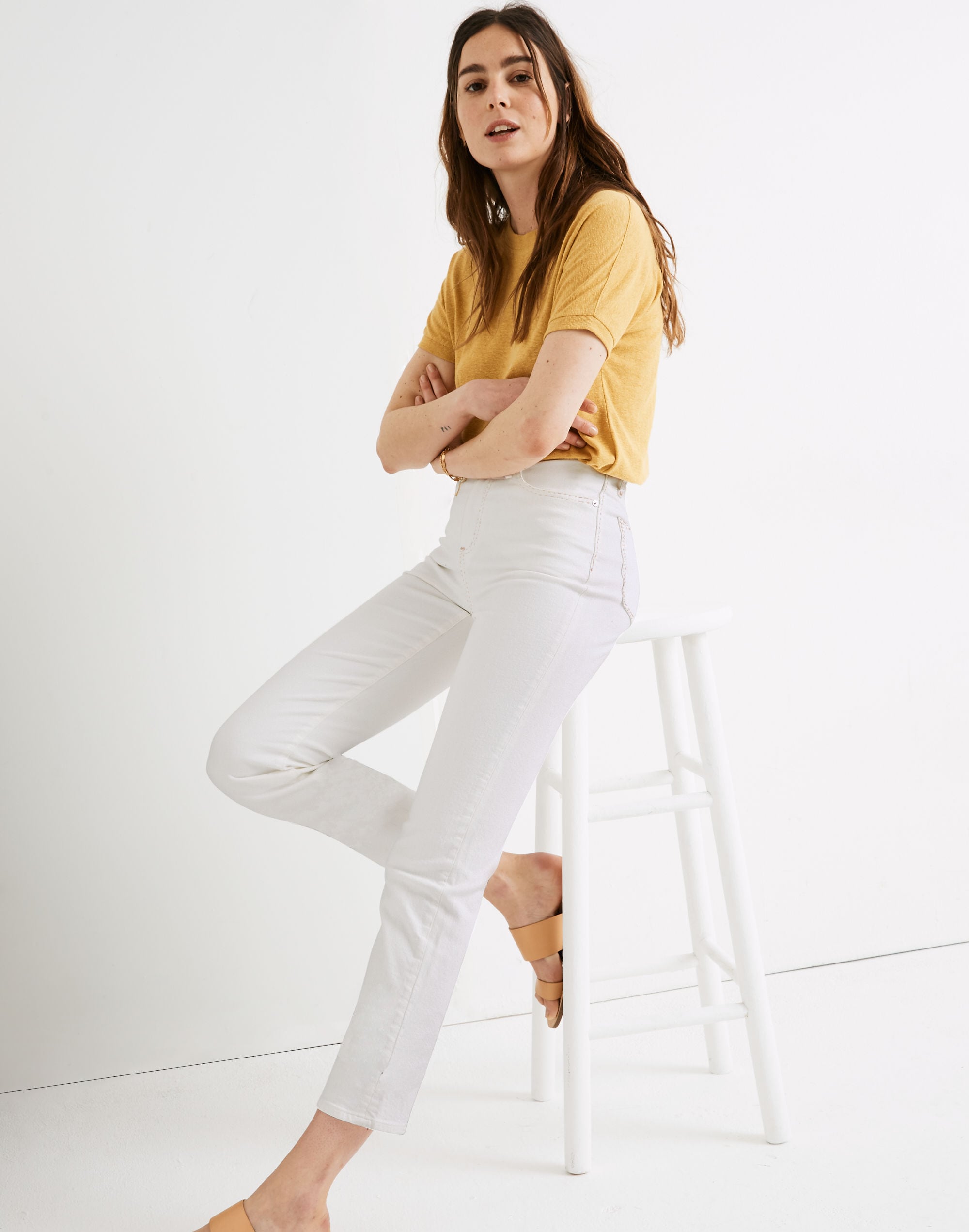 Classic Straight Jeans Tile White | Madewell