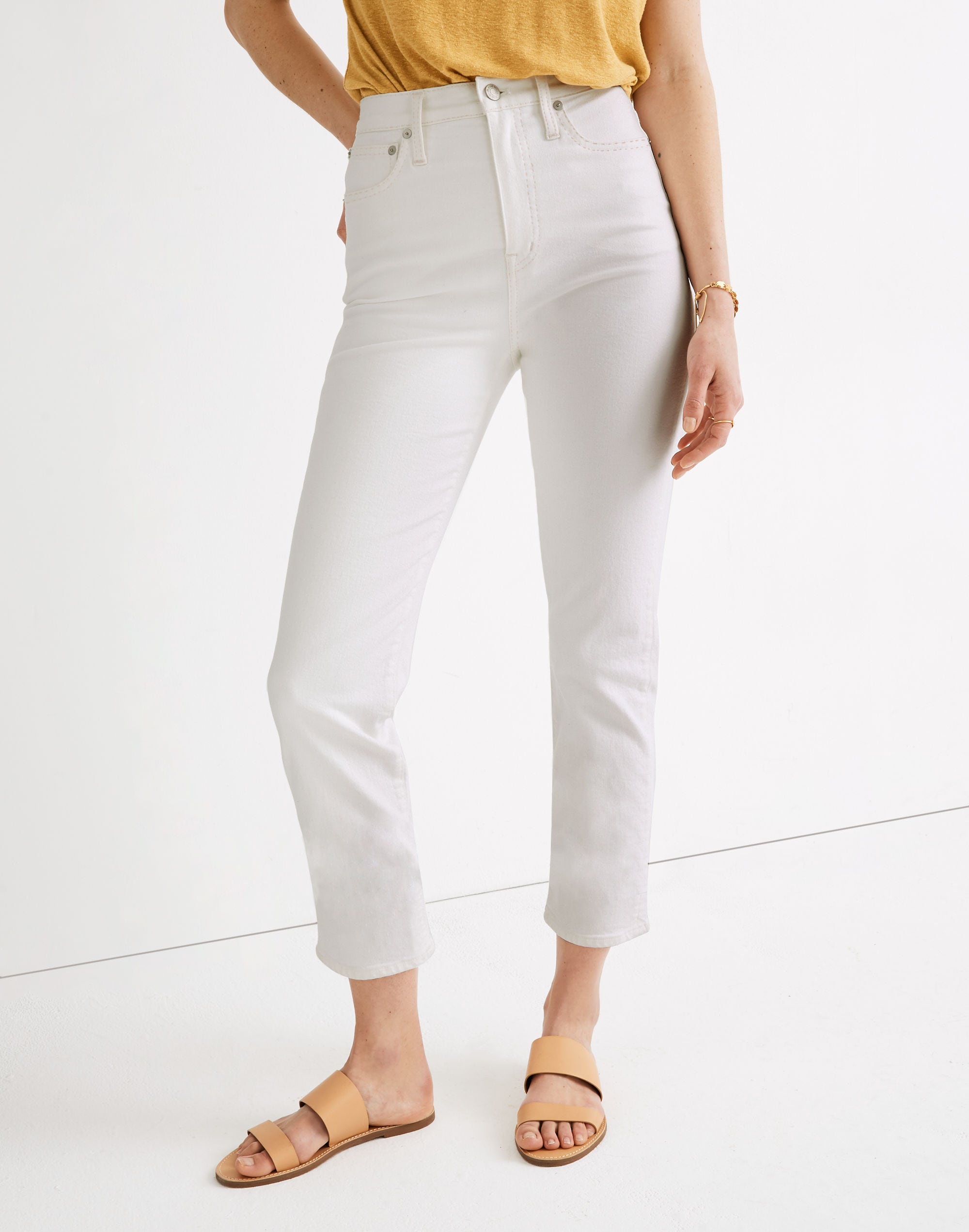 Classic Straight Jeans Tile White | Madewell