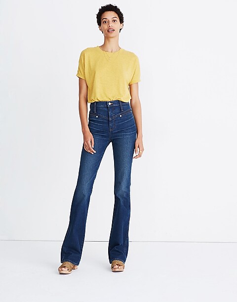 Madewell, Jeans, Madewell High Waisted Sailor Jeans Front Pockets