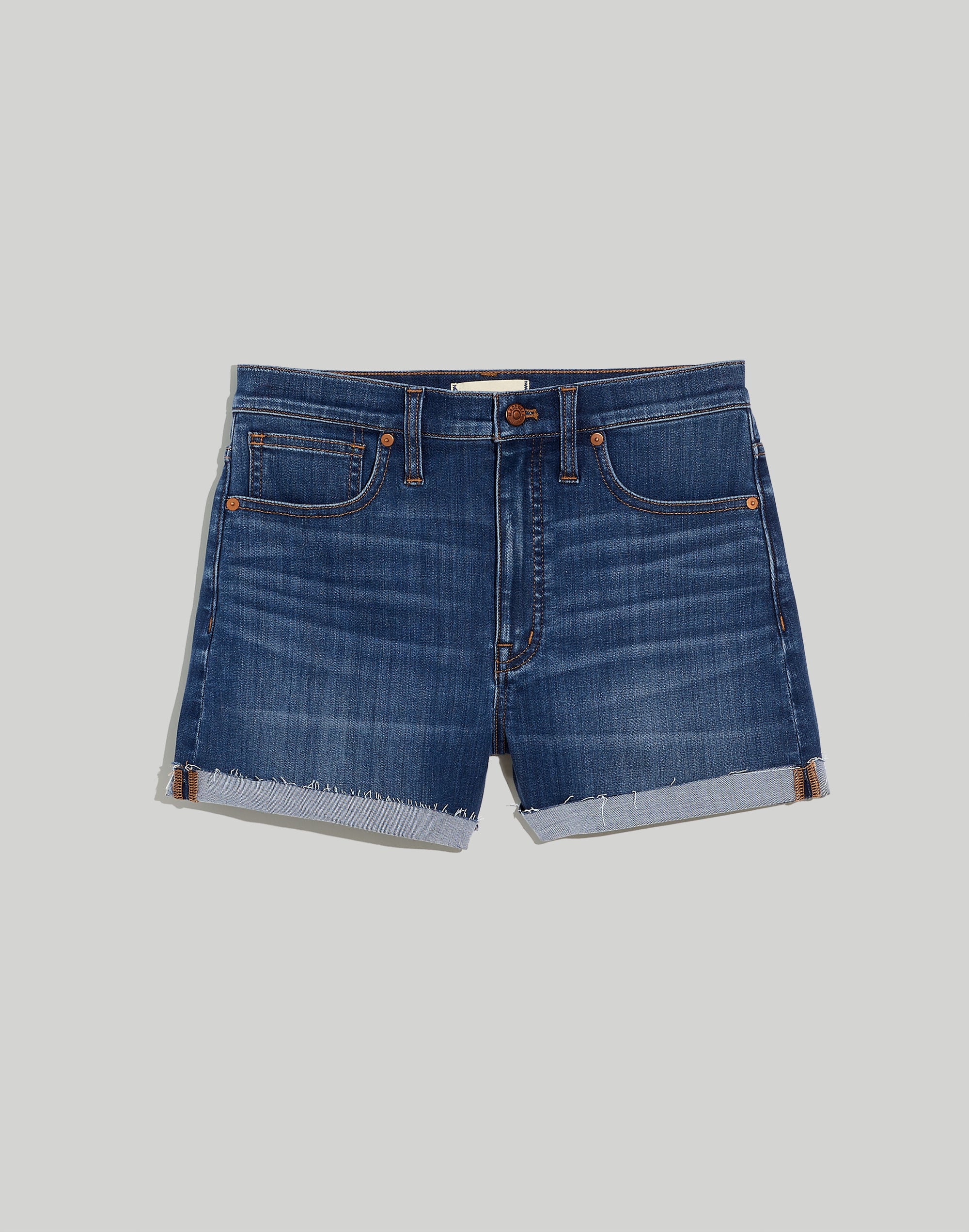 High-Rise Denim Shorts Danny Wash: TENCEL™ Edition | Madewell