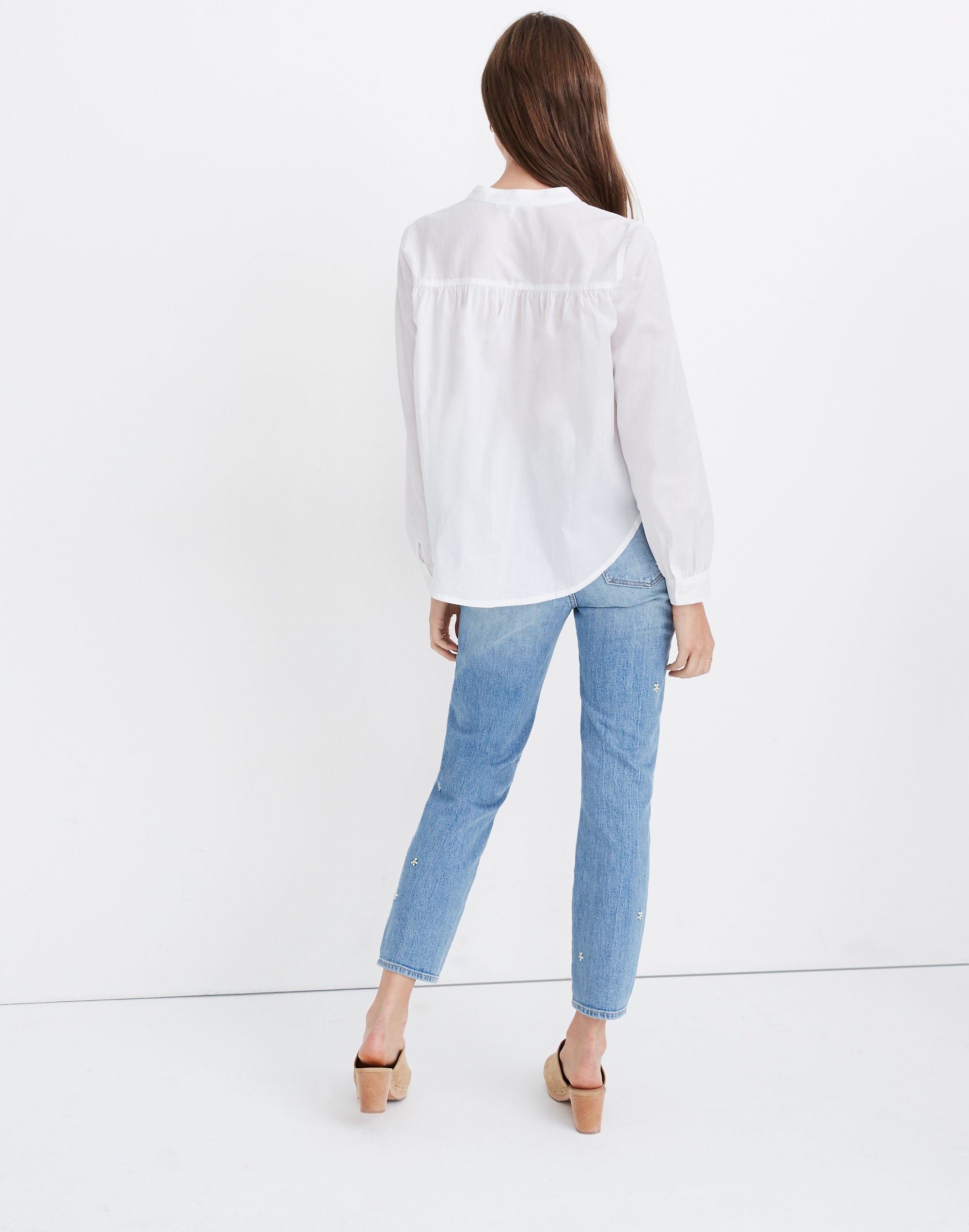 Shirred Popover Top | Madewell