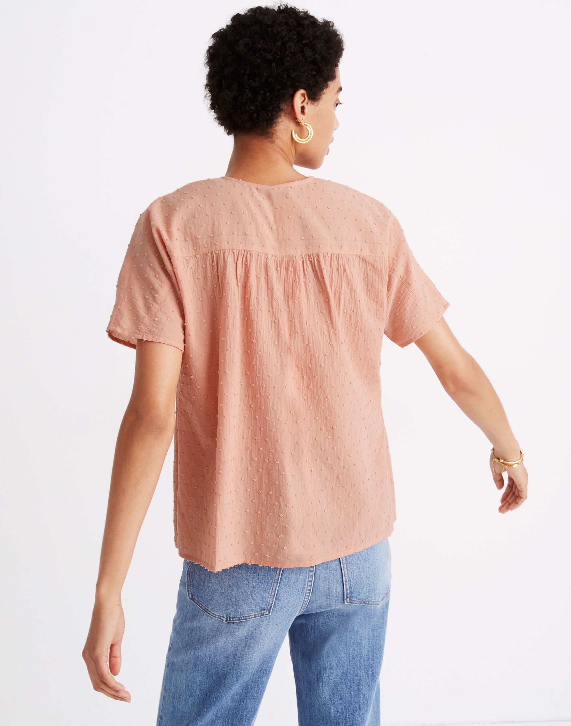 Rhyme Button-Front Top Clipdot | Madewell