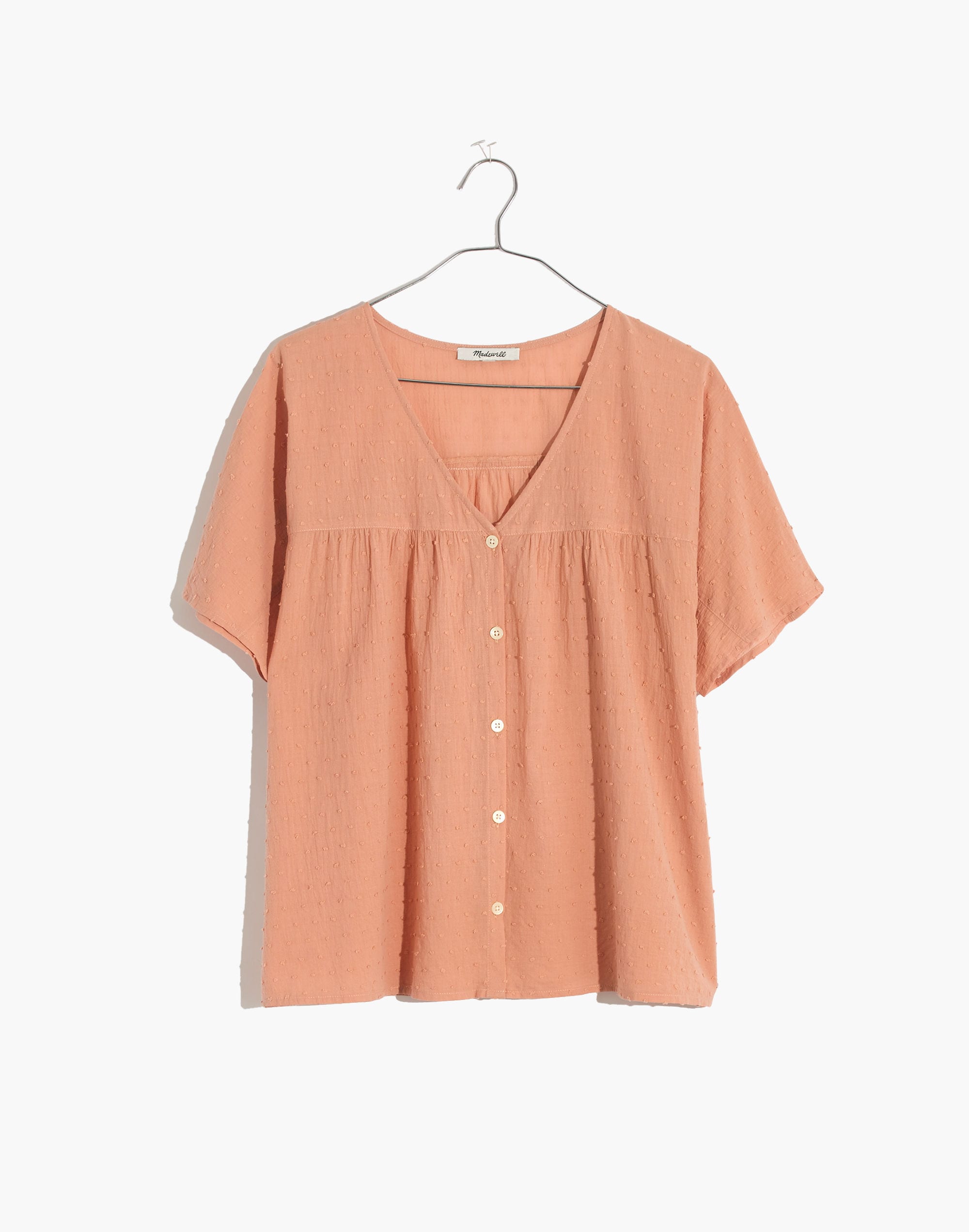 Rhyme Button-Front Top Clipdot | Madewell