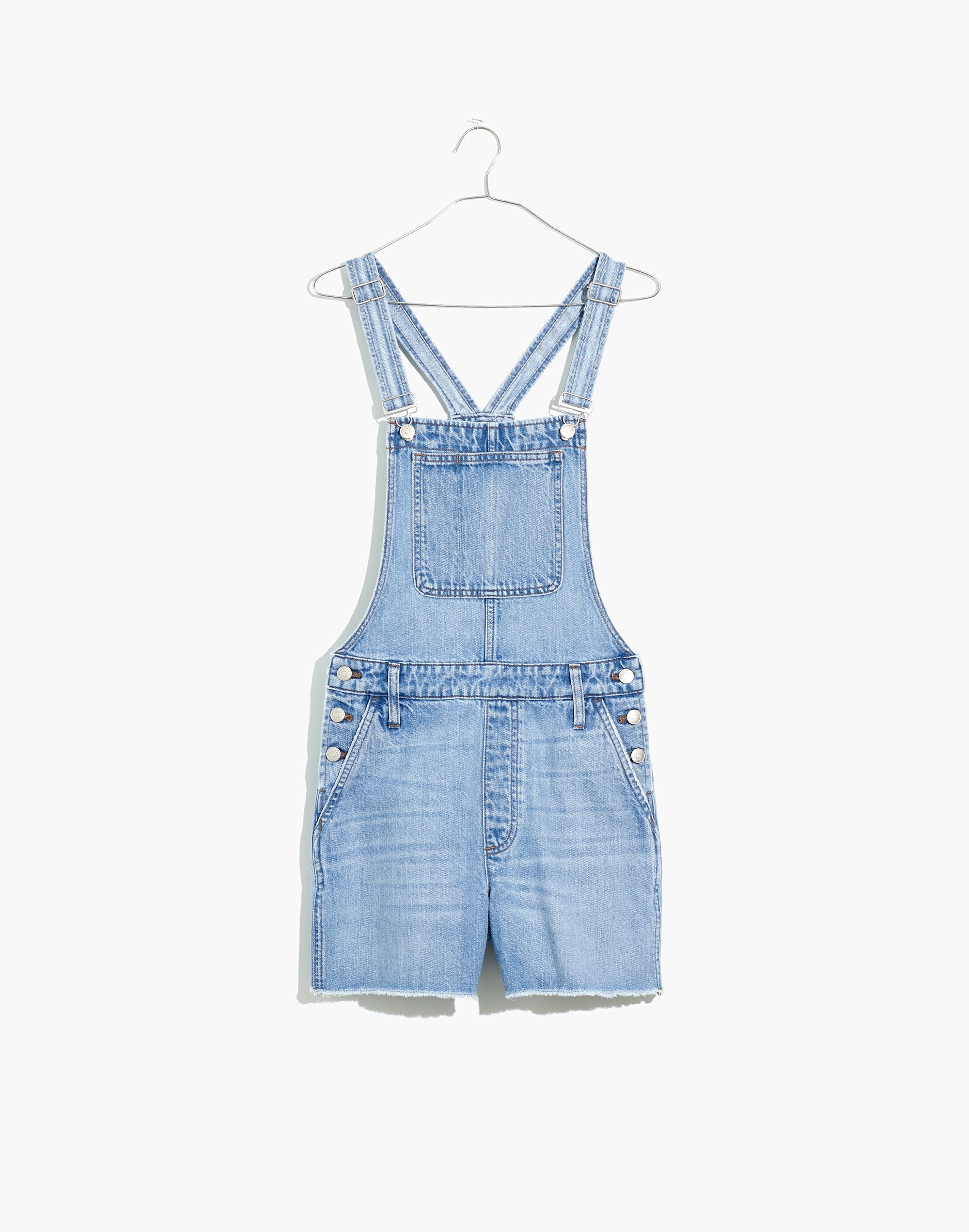 Adirondack Short Overalls in Phillips Wash | Madewell