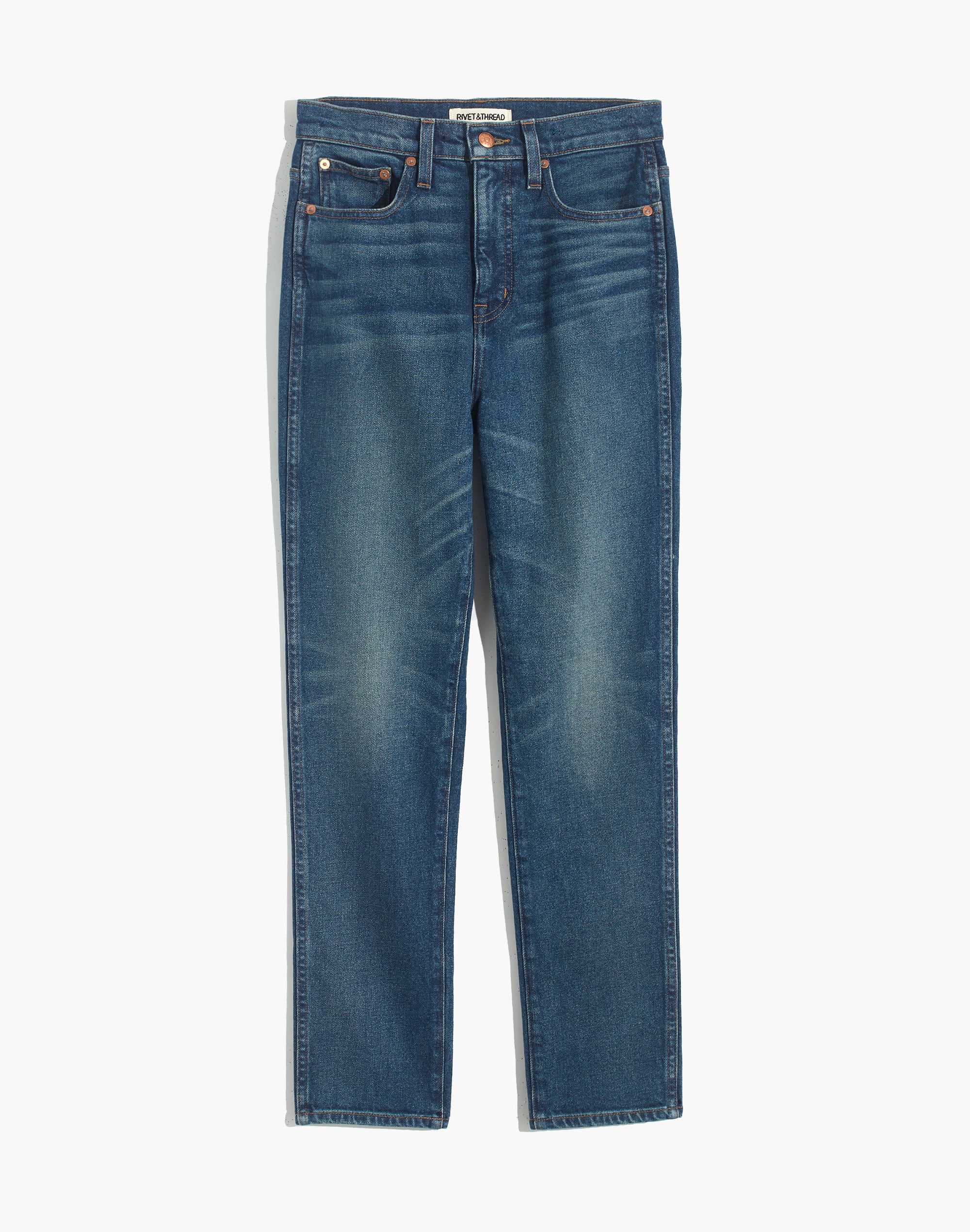 Rivet & Thread High-Rise Stovepipe Jeans in Kingman Wash | Madewell