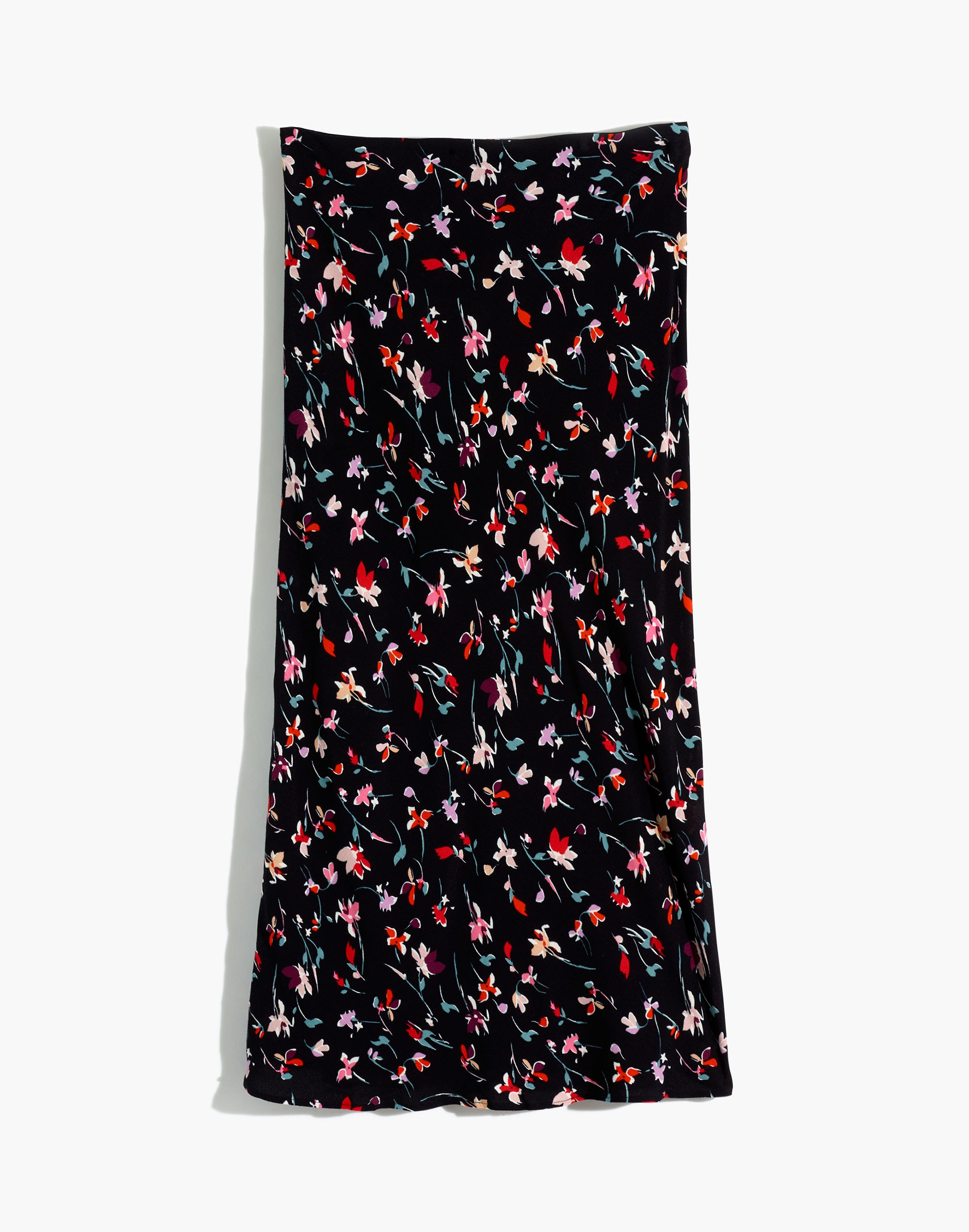 Midi Slip Skirt Drifting Flowers | Madewell