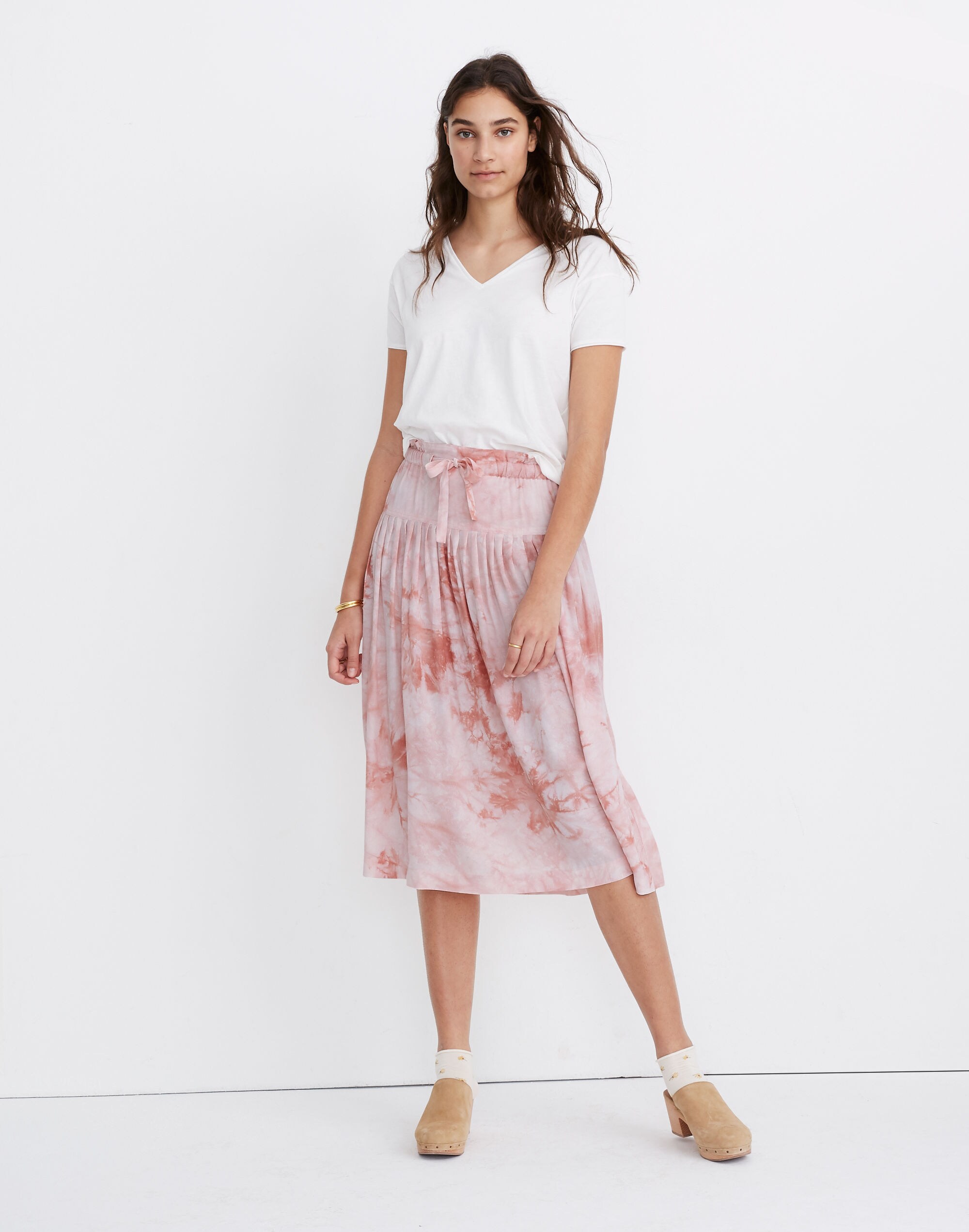 madewell paperbag skirt