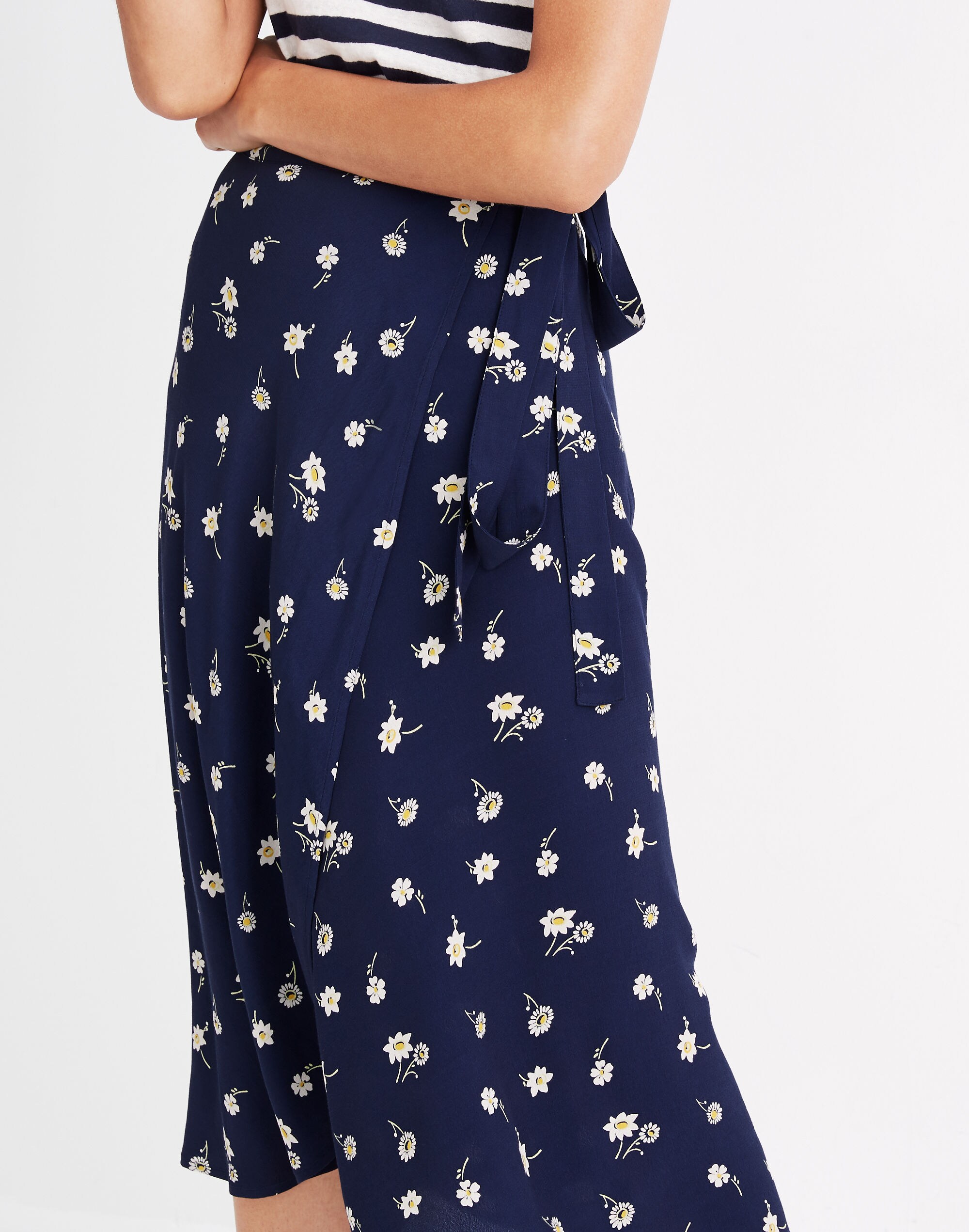 Tulip-Hem Wrap Skirt Floral Heyday | Madewell