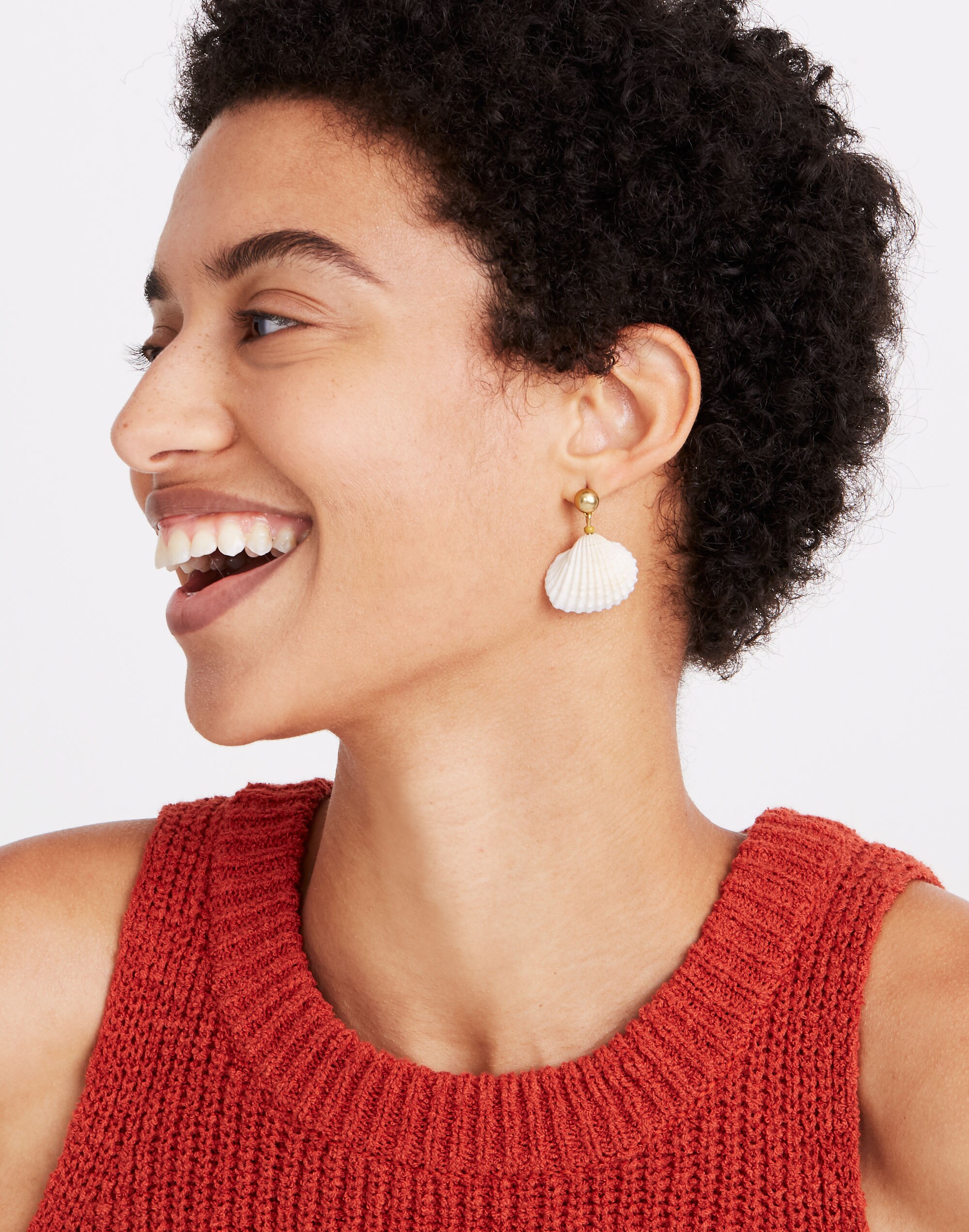 Madewell x Warm Shell Drop Earrings