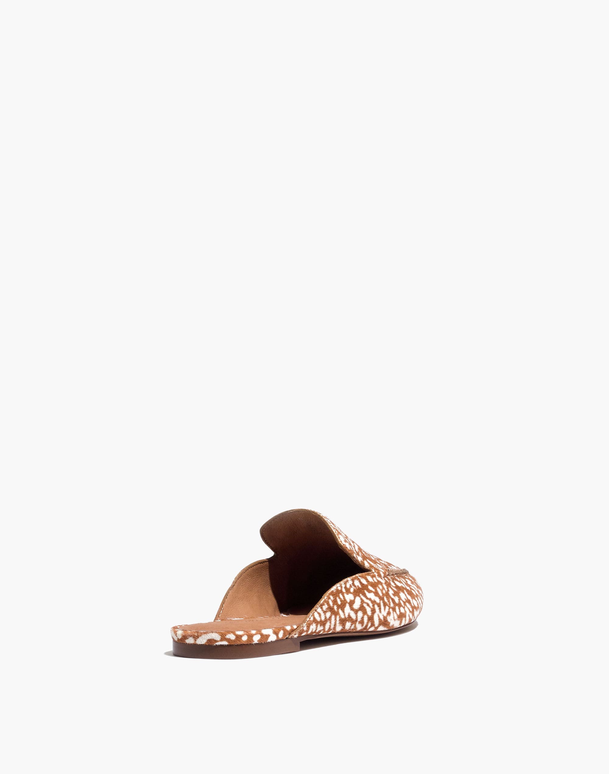 The Frances Skimmer Mule in Mini Leopard Calf Hair | Madewell