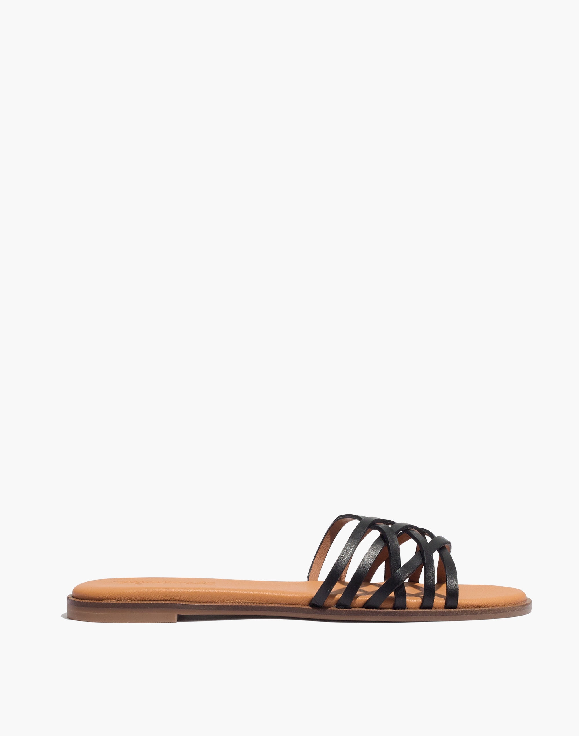 The Tracie Crisscross Slide Sandal | Madewell