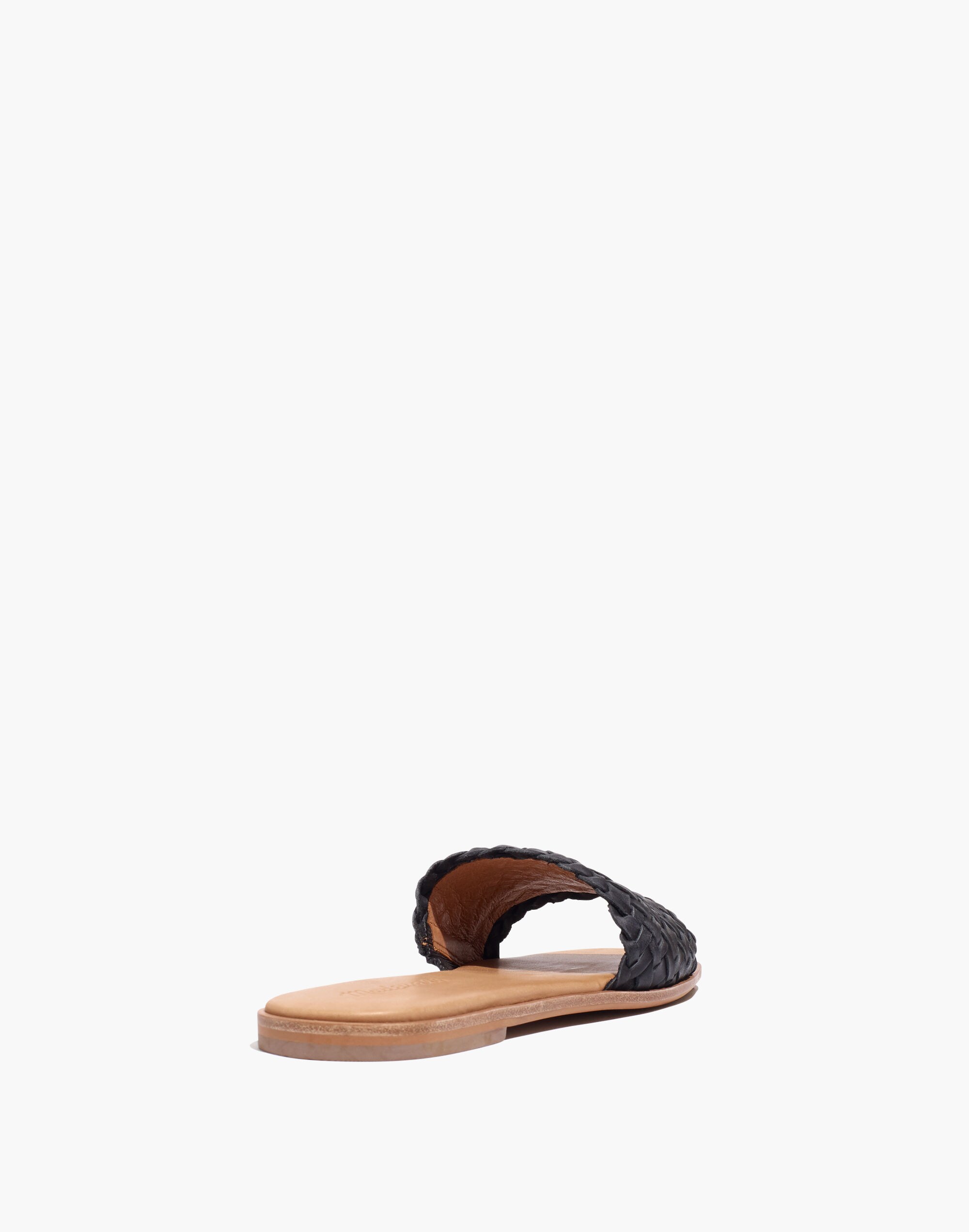 The Lianne Slide Woven Leather | Madewell