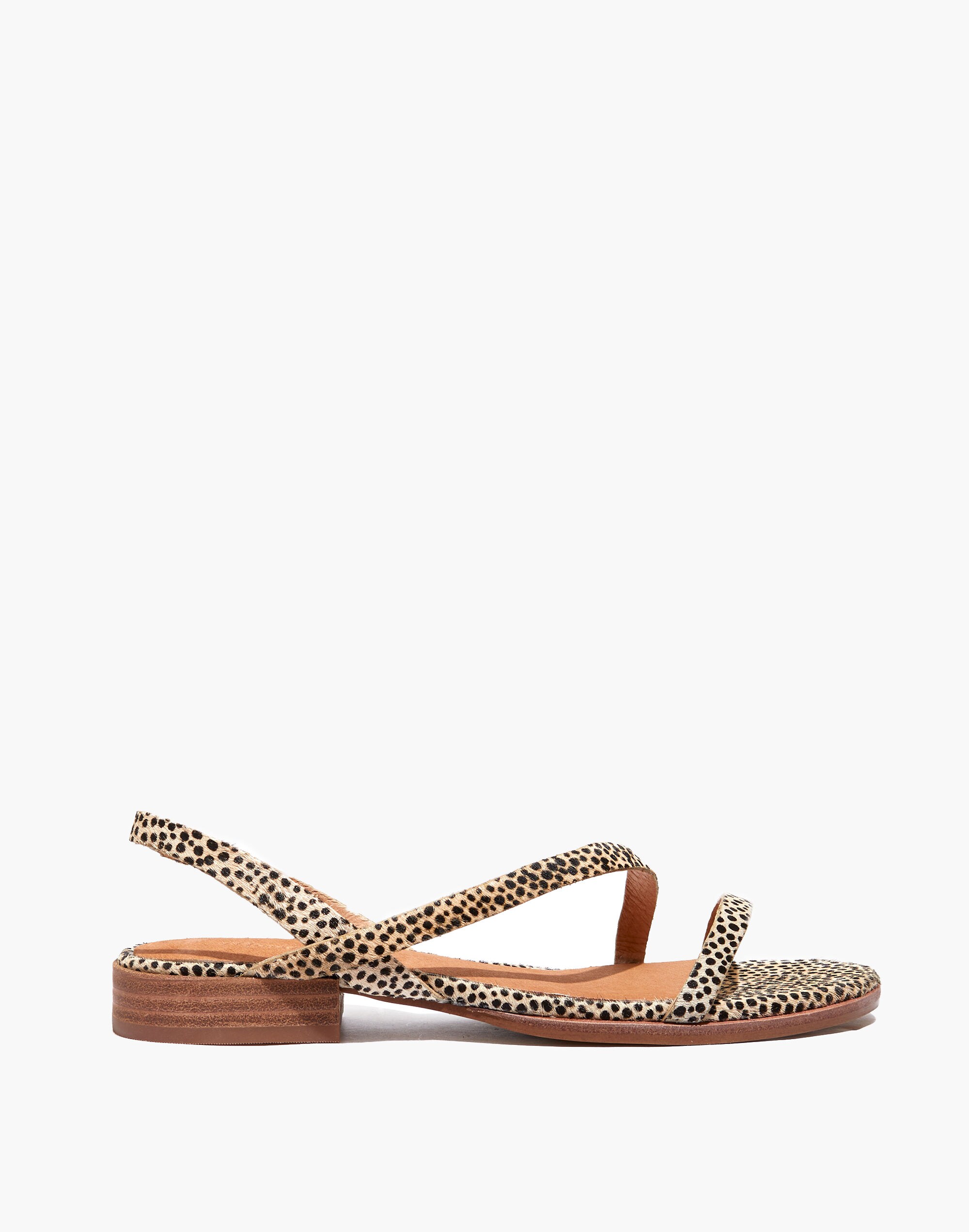 The Heidi Slingback Sandal in Spotted Calf Hair | Madewell