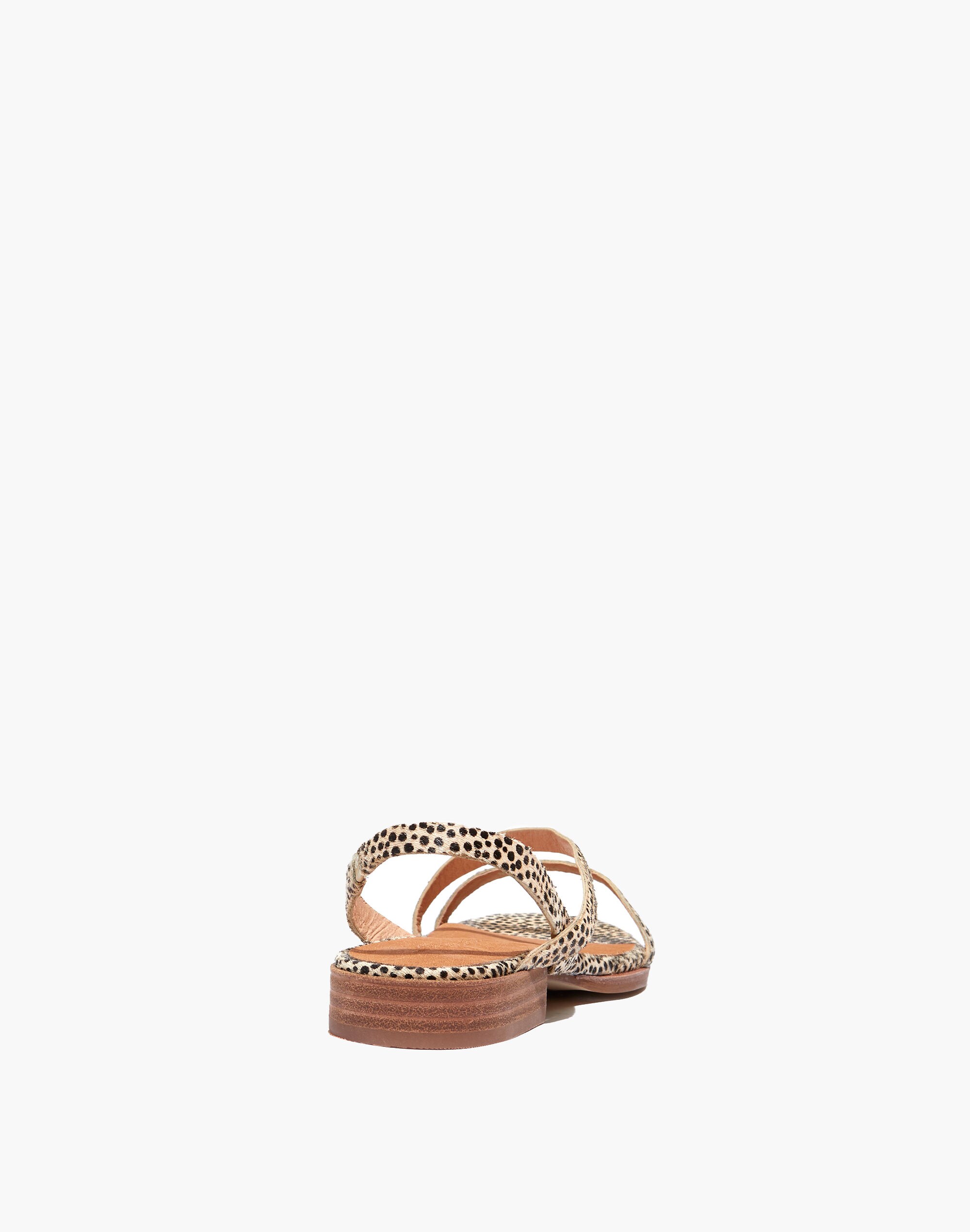 The Heidi Slingback Sandal in Spotted Calf Hair | Madewell