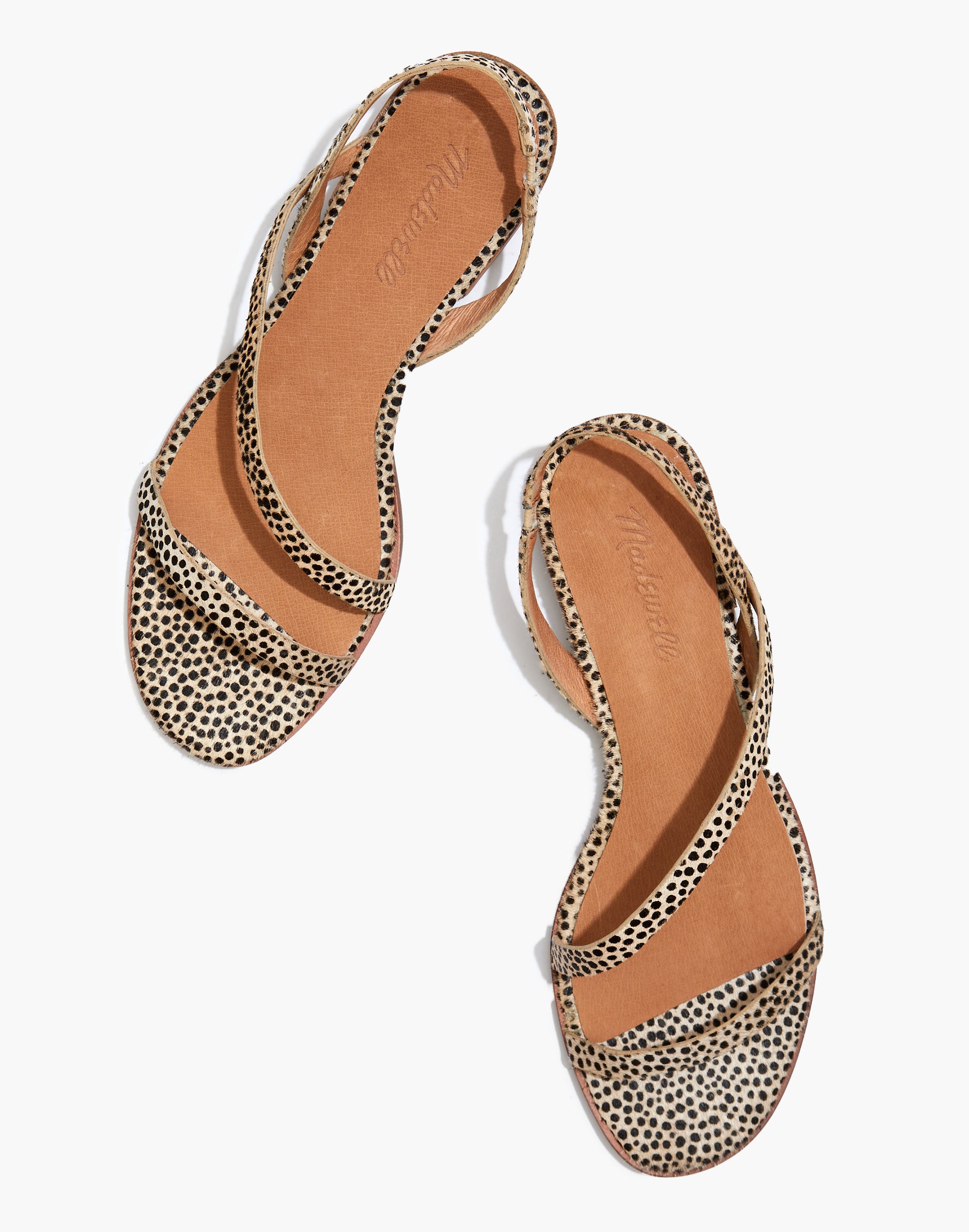 The Heidi Slingback Sandal in Spotted Calf Hair | Madewell