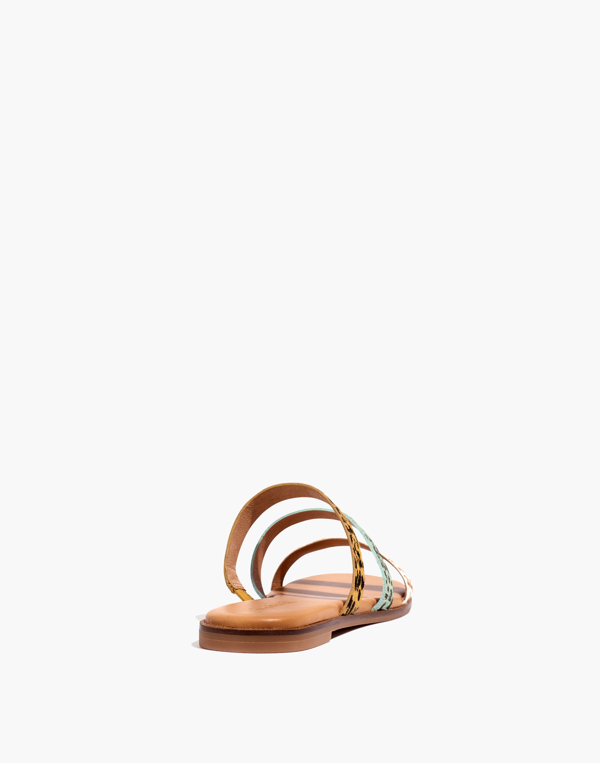 The Ilana Slide Sandal Calf Hair | Madewell