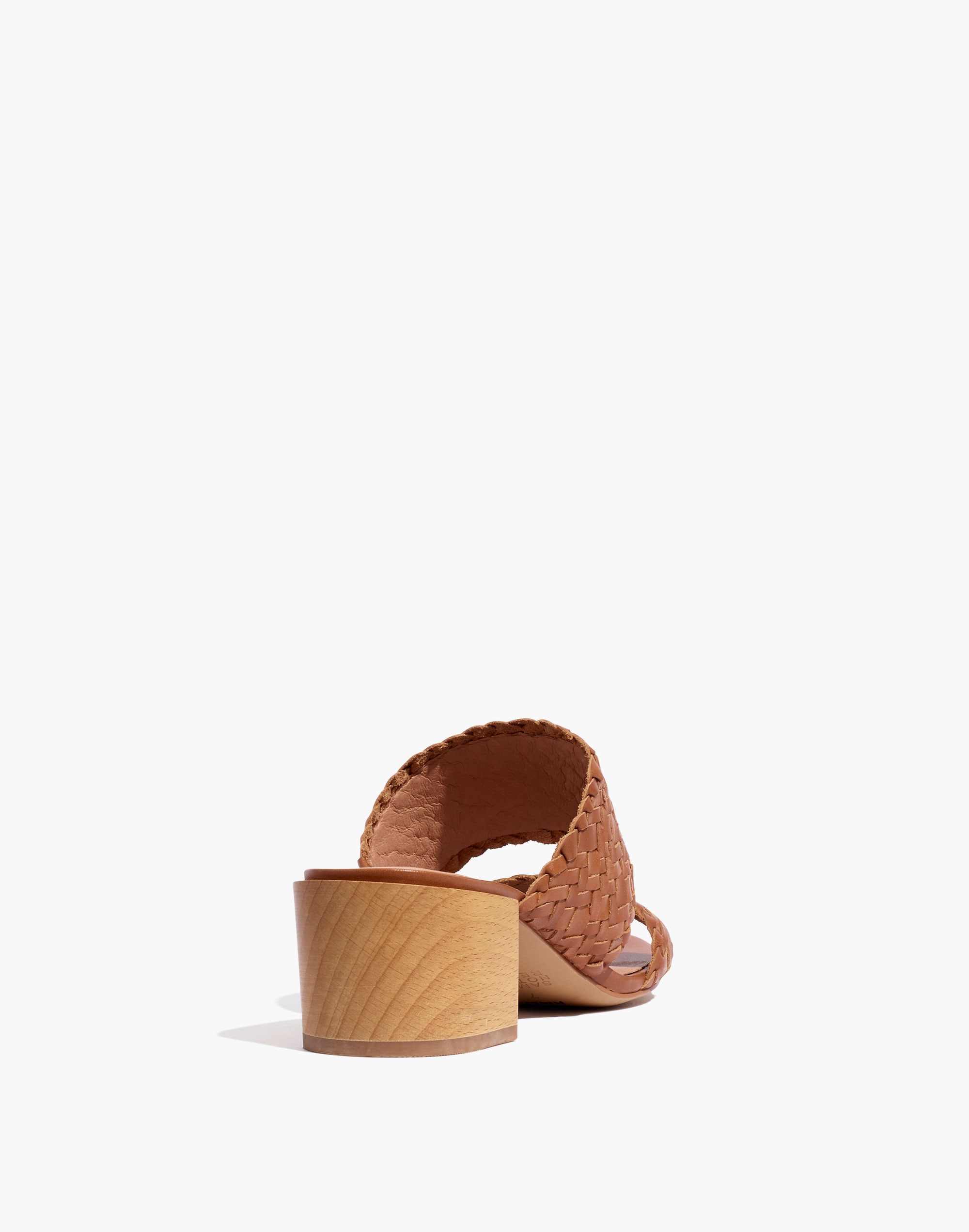 The Kiera Mule Sandal Woven Leather | Madewell