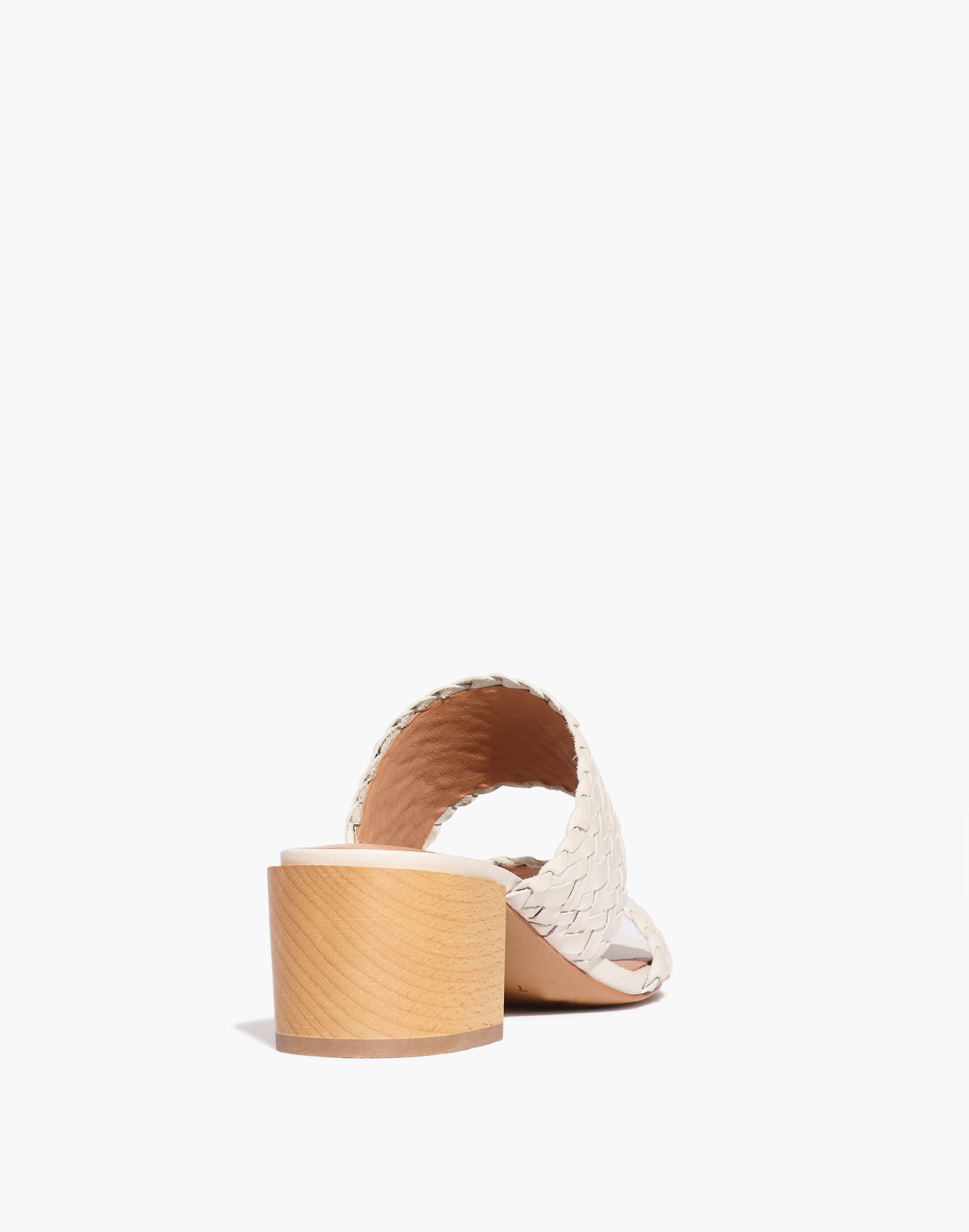 The Kiera Mule Sandal Woven Leather | Madewell