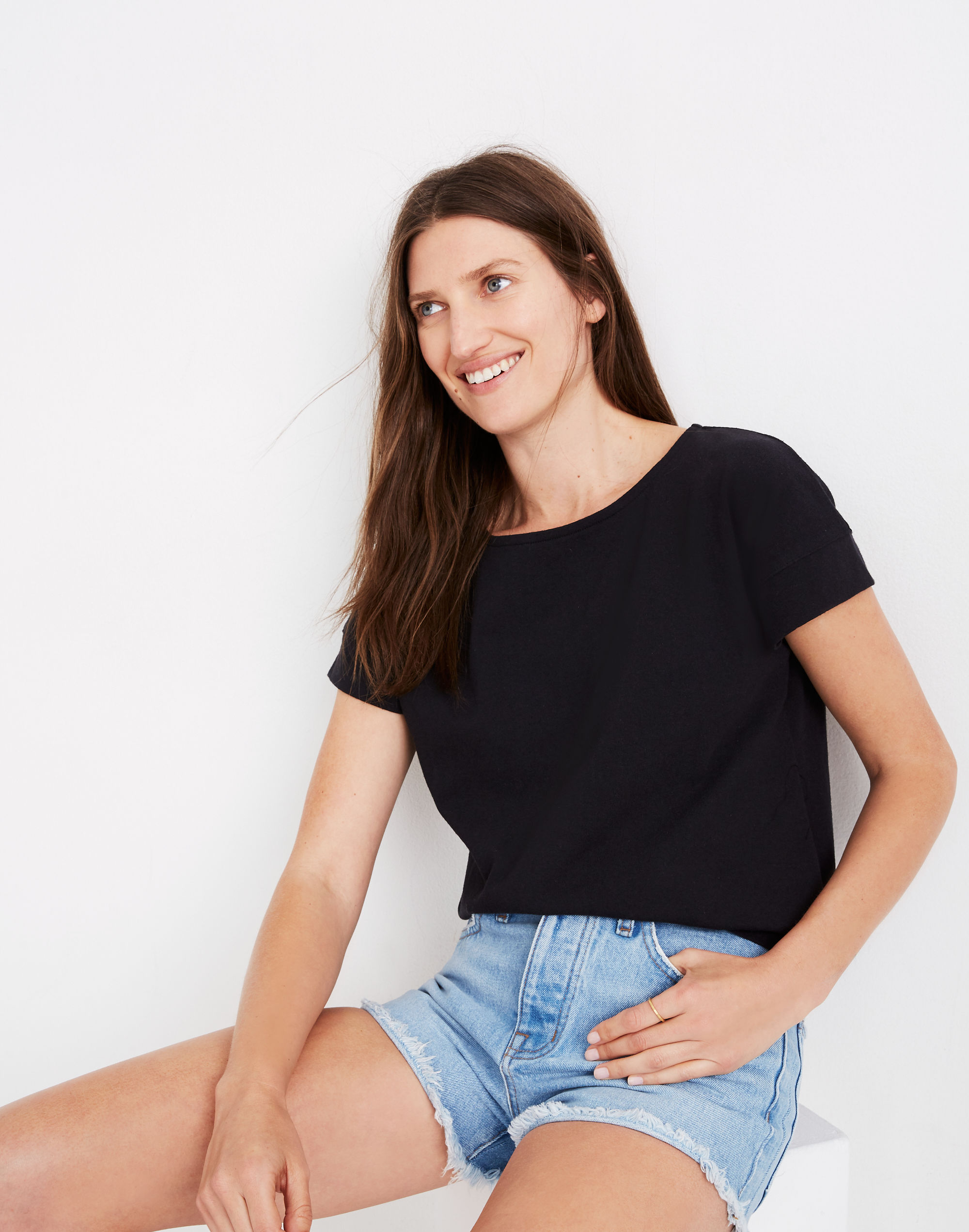 Boxy-Crop Tee | Madewell