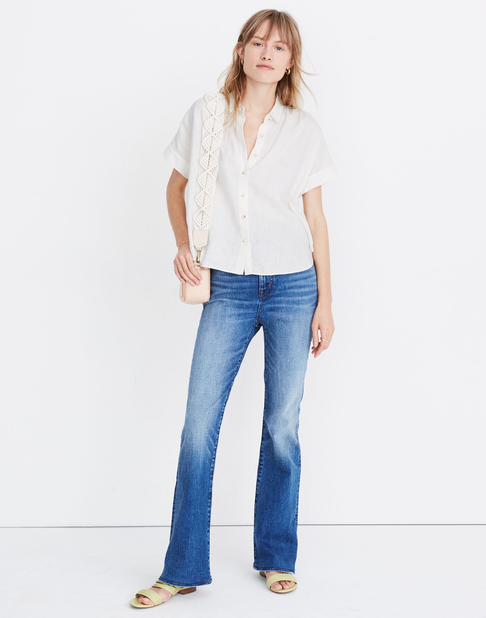 Linen-Blend Hilltop Shirt | Madewell