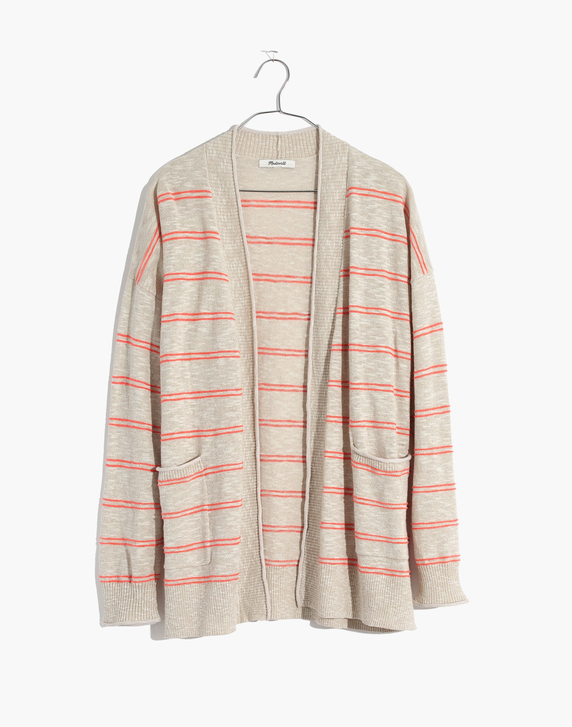 Bradley Cardigan Sweater Textured Stripe | Madewell