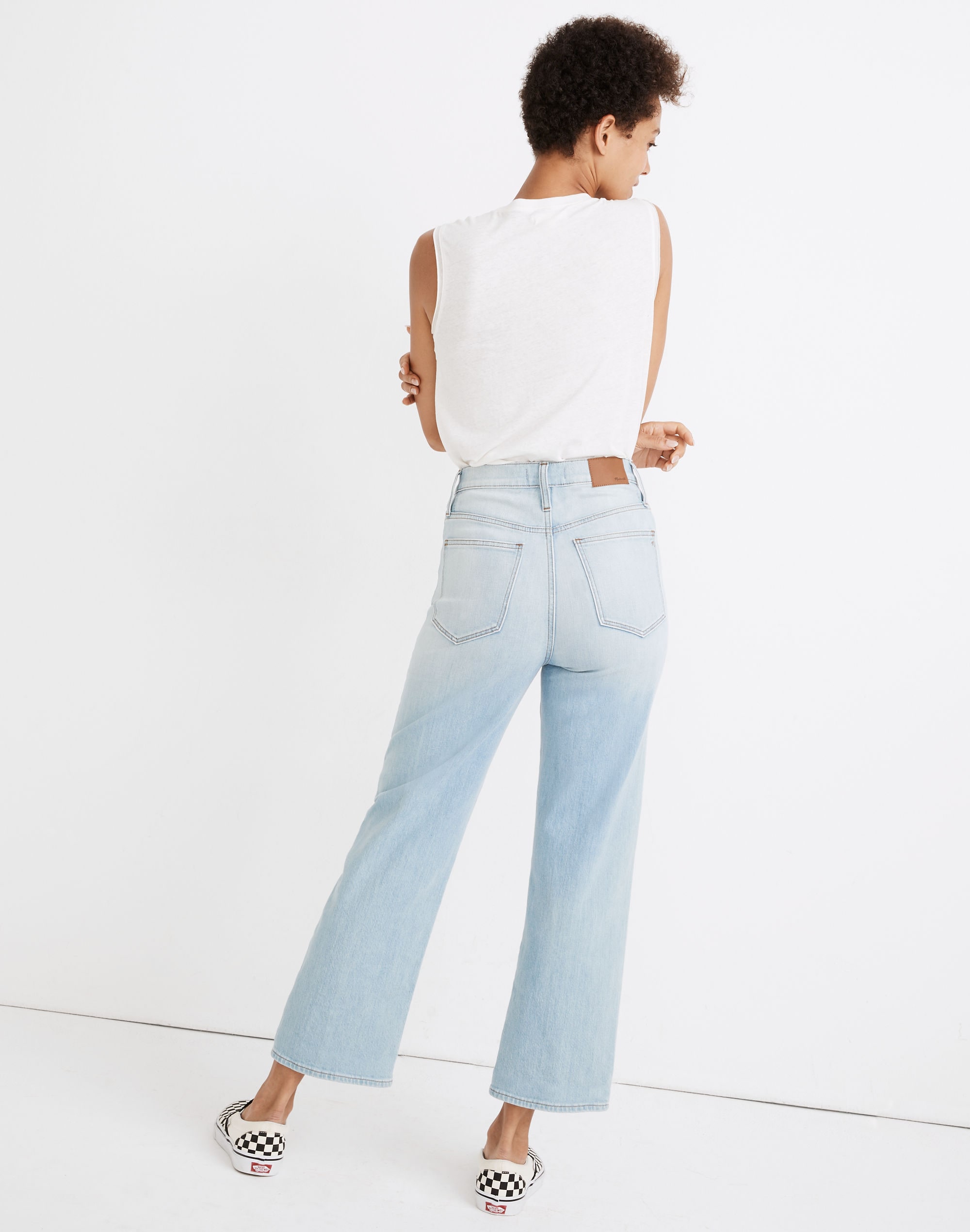 Slim Wide-Leg Jeans in Eastwick Wash | Madewell