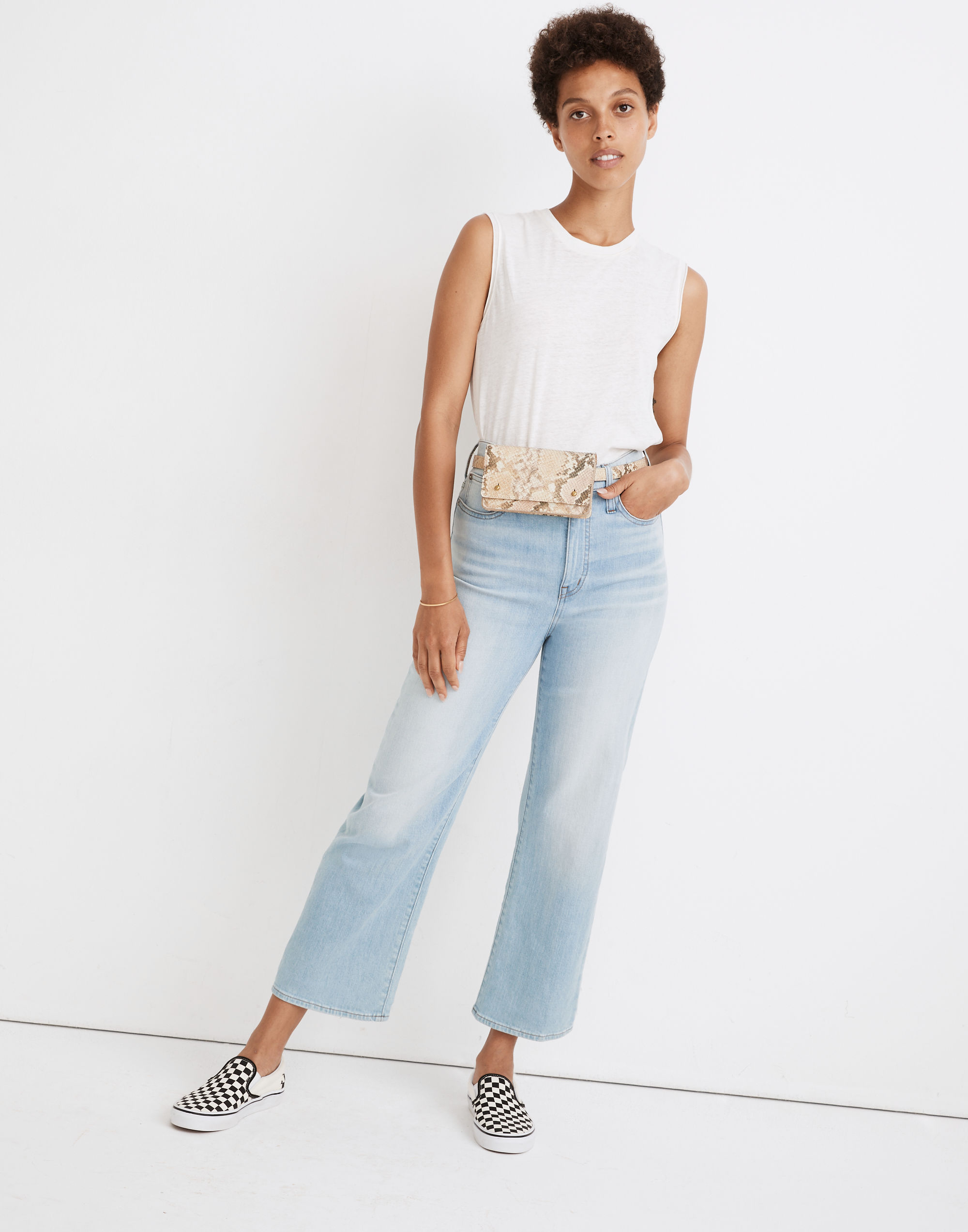 Slim Wide-Leg Jeans in Eastwick Wash | Madewell