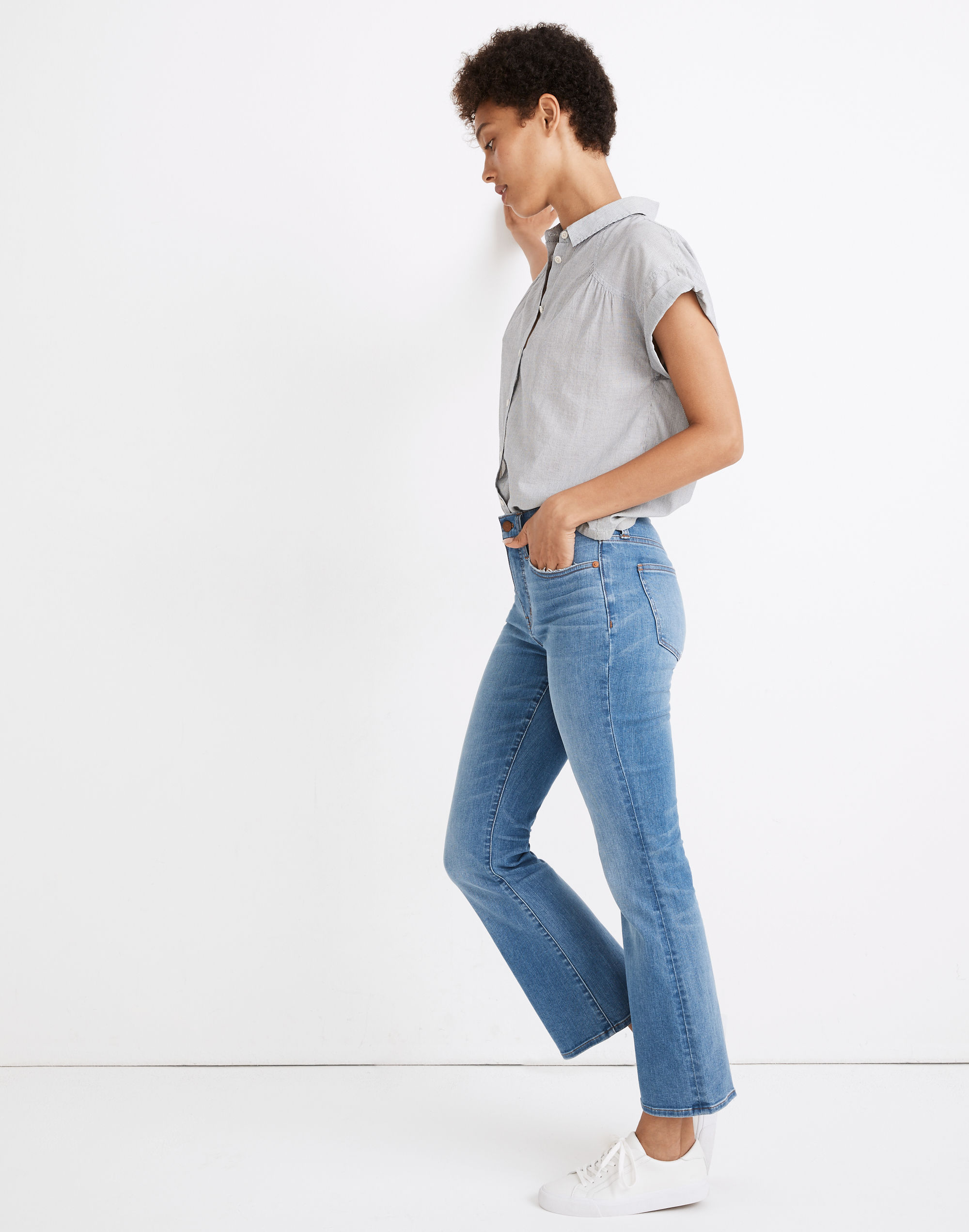 Cali Demi-Boot Jeans Timpson Wash | Madewell