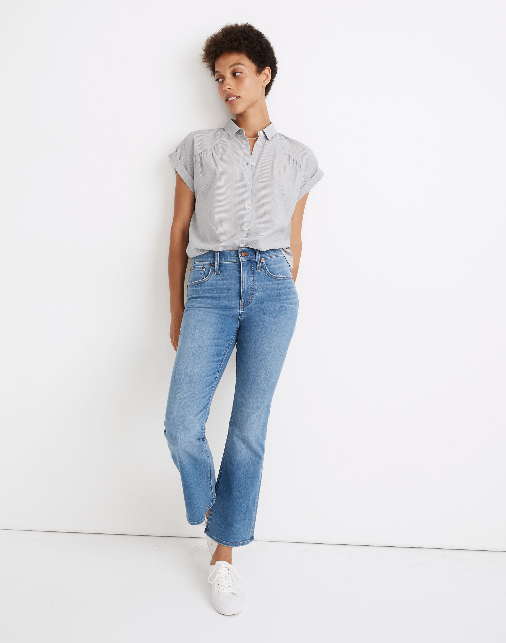 Cali Demi-Boot Jeans Timpson Wash | Madewell