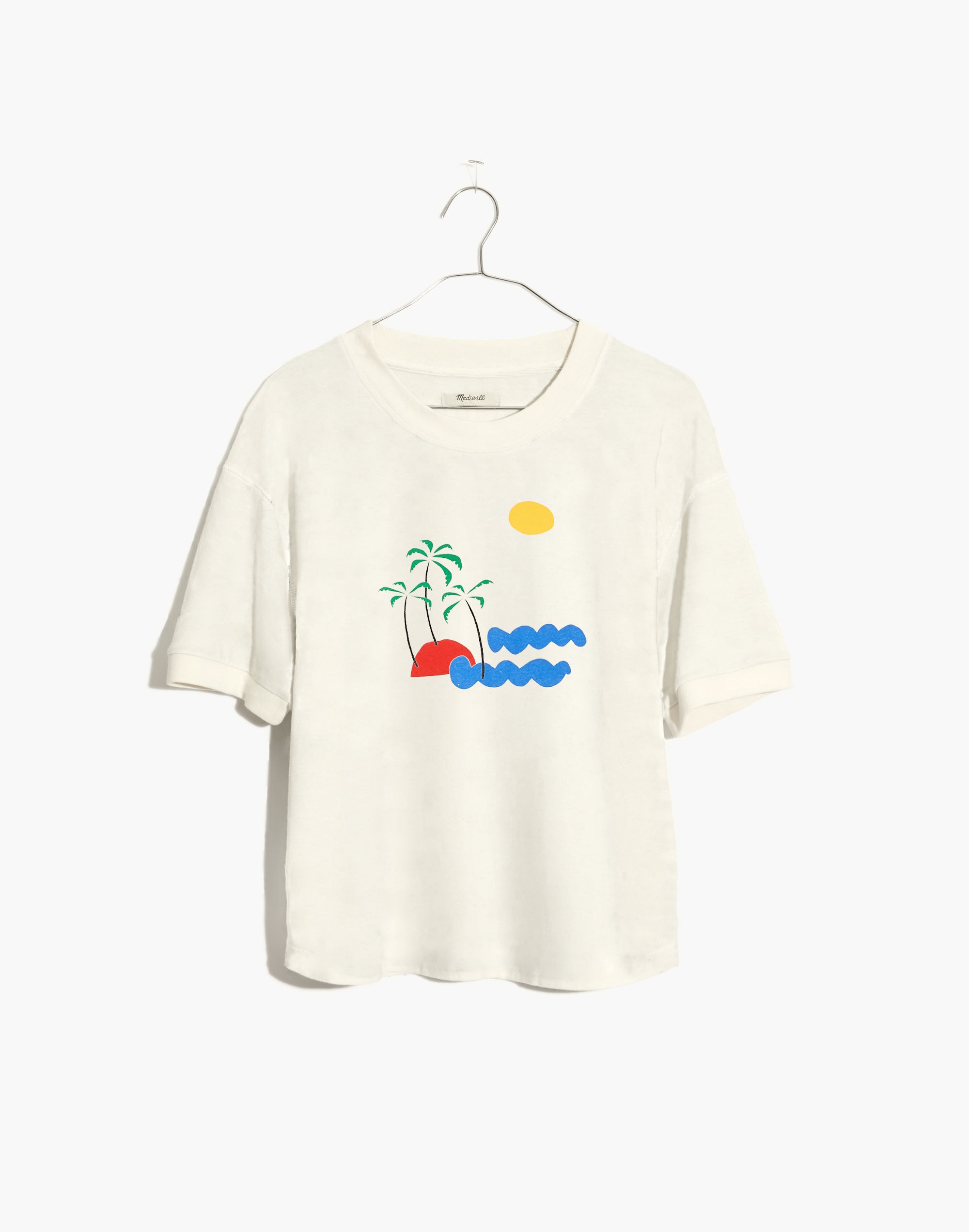 Island Getaway Graphic Everyday Crop Tee | Madewell