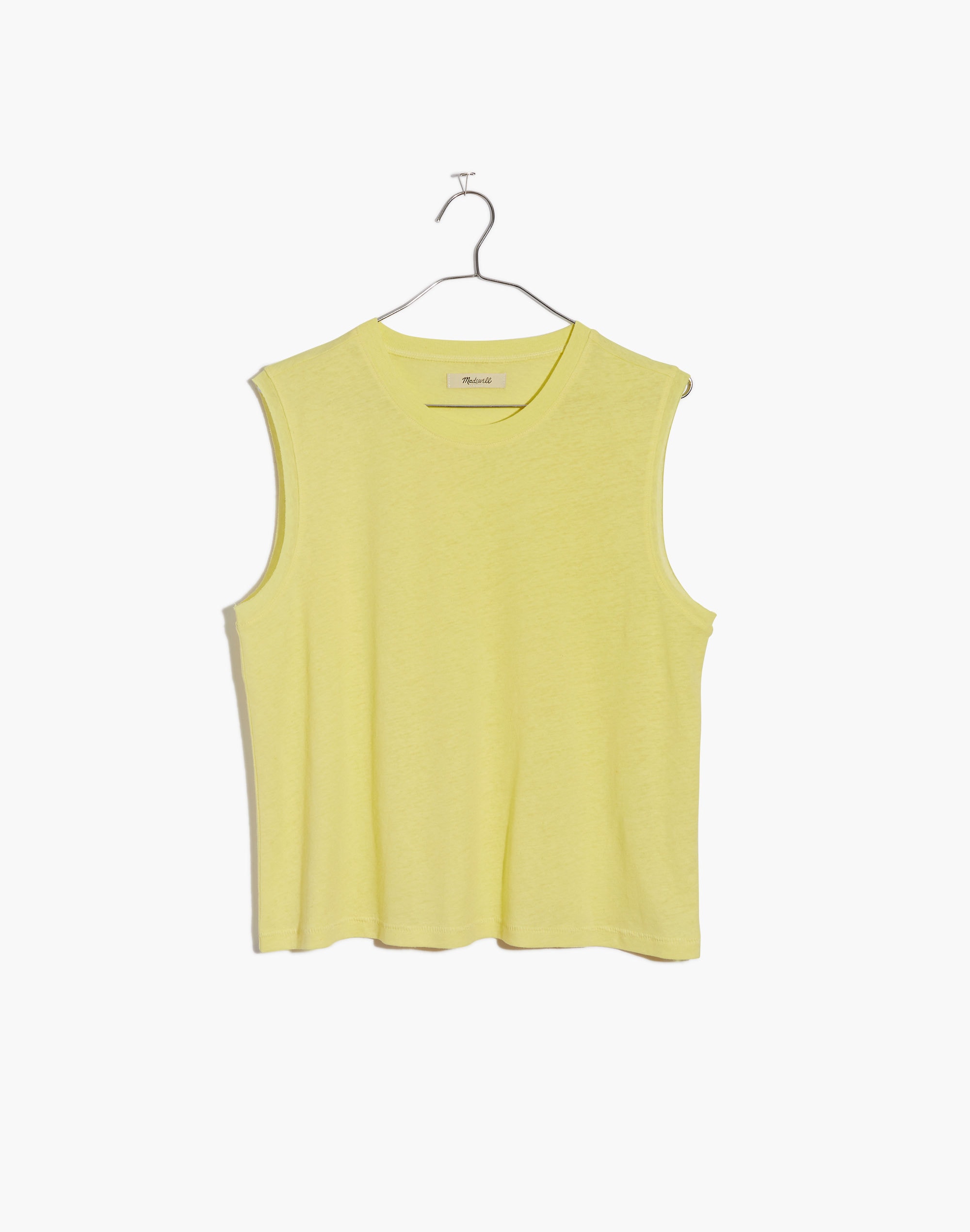 Raw-Edge Hangout Muscle Tank | Madewell