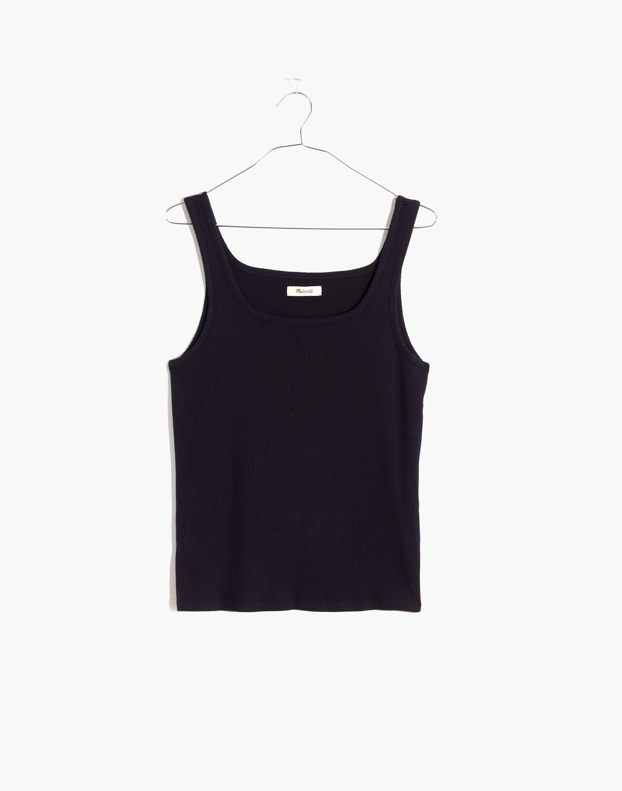 Ribbed Square-Neck Tank Top | Madewell