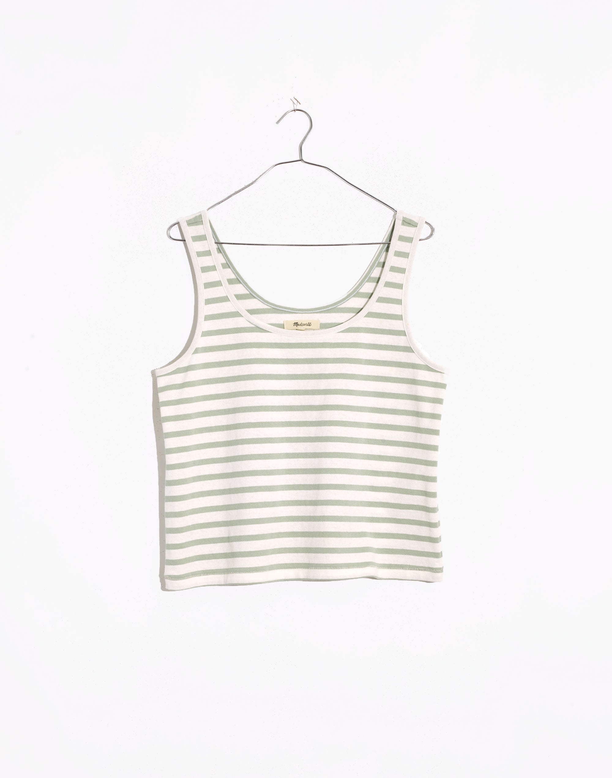 Boxy-Crop Tank Top Crawley Stripe | Madewell