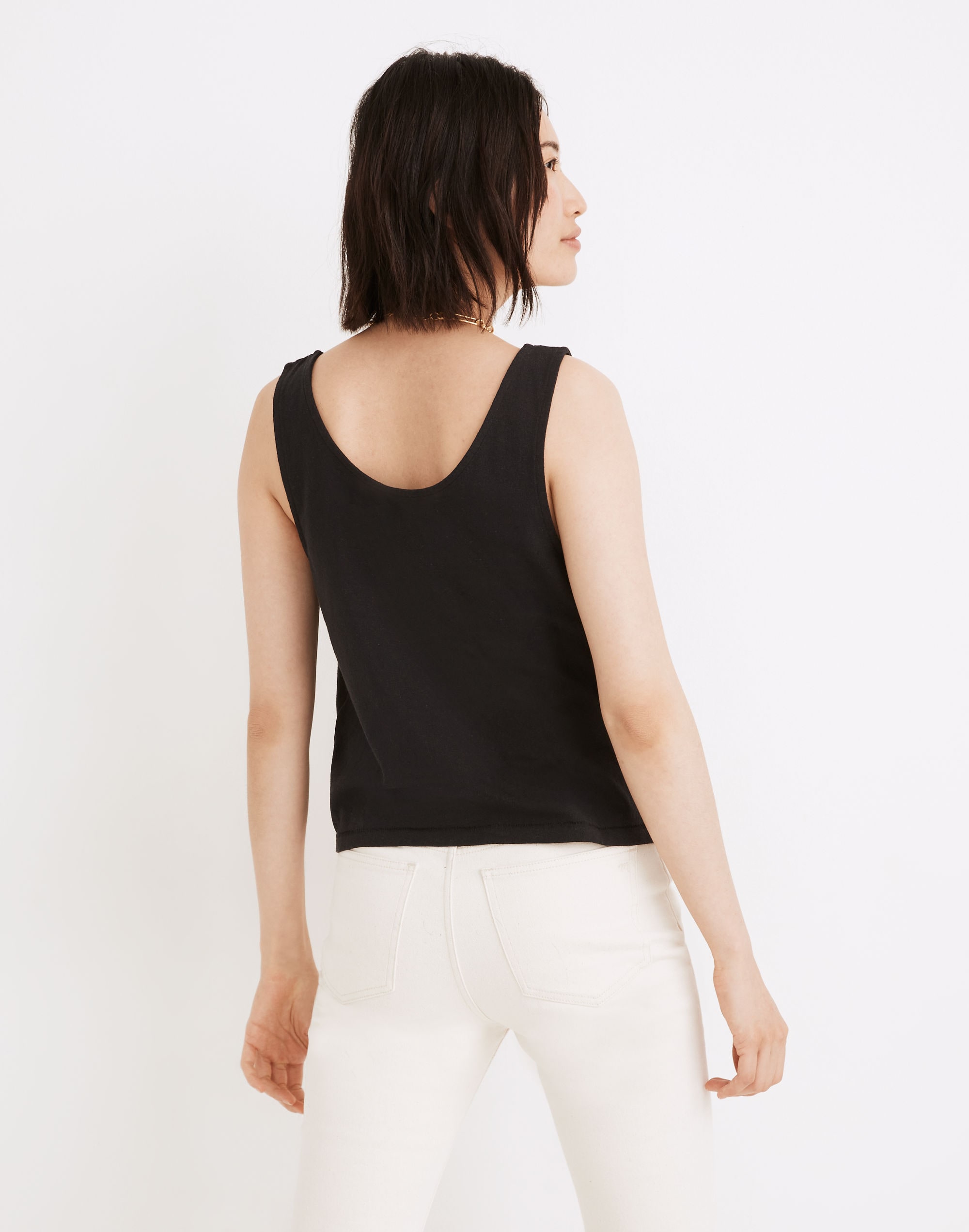 Boxy-Crop Tank Top | Madewell