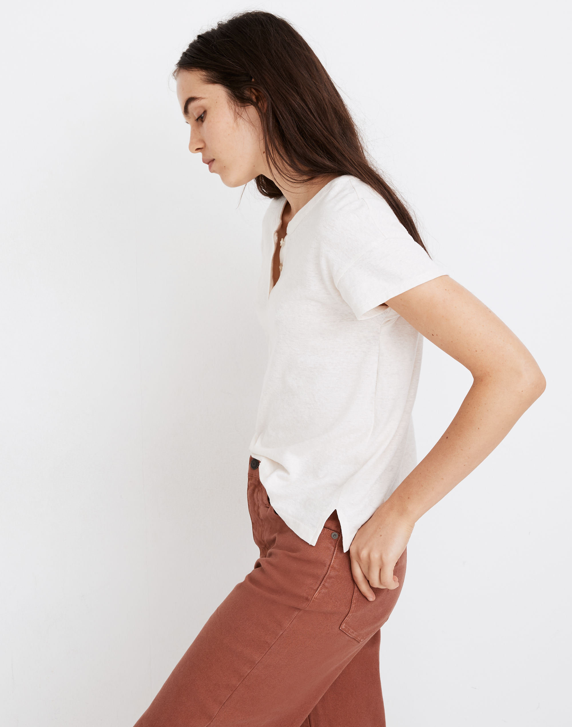 Hemp-Cotton Brother Henley Tee | Madewell