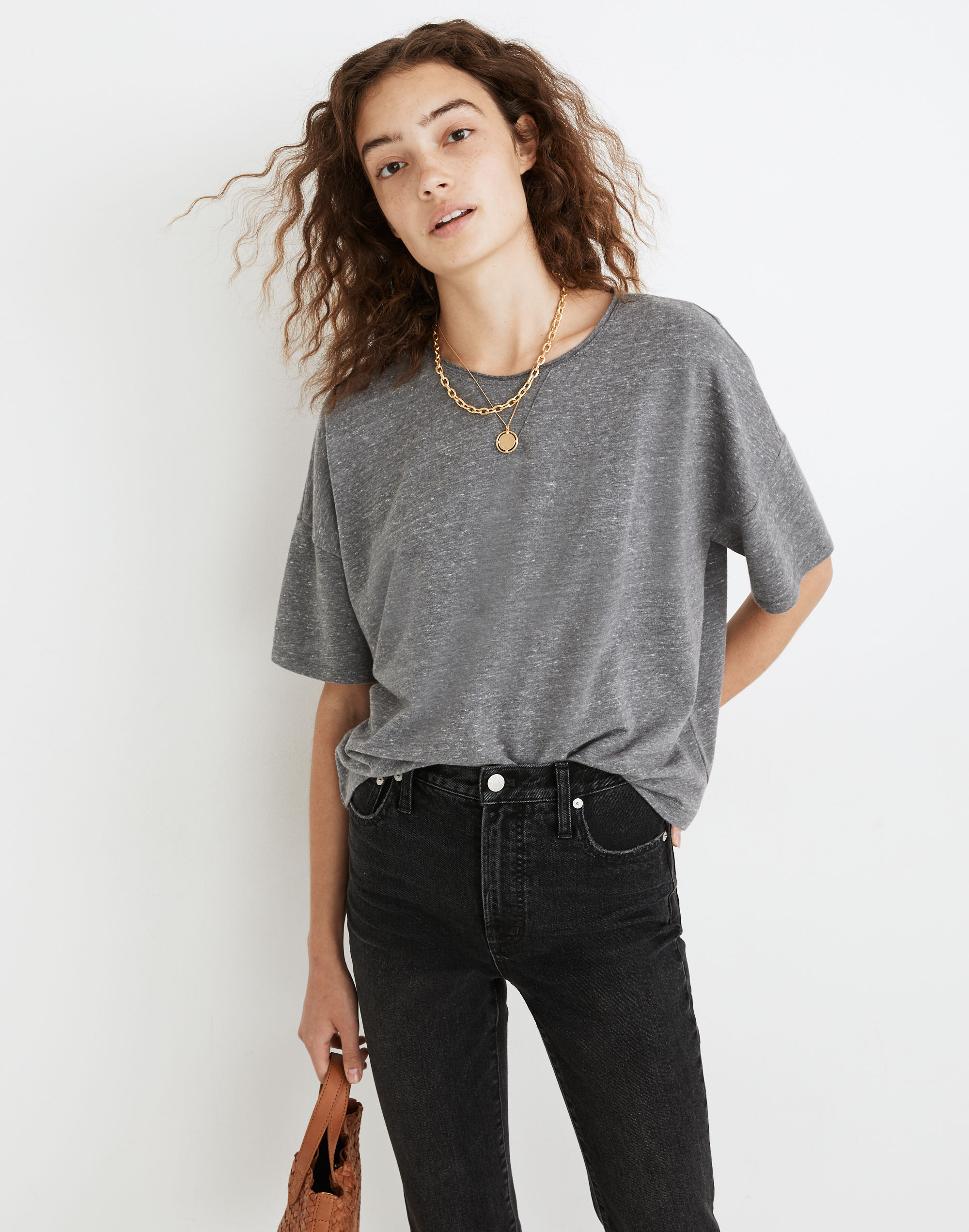 Marled Sweatshirt Tee | Madewell