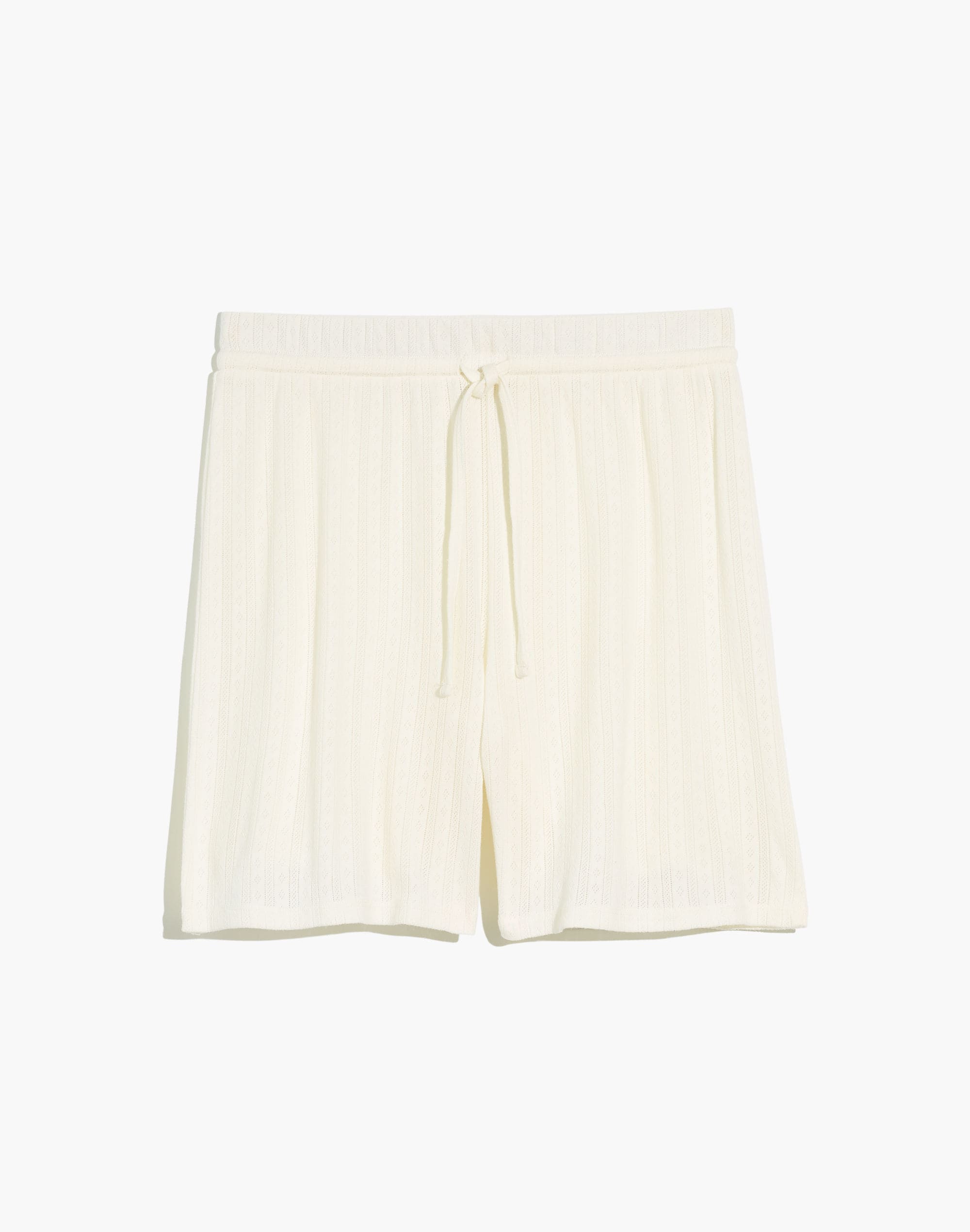 Pointelle Knit Long Pajama Shorts | Madewell