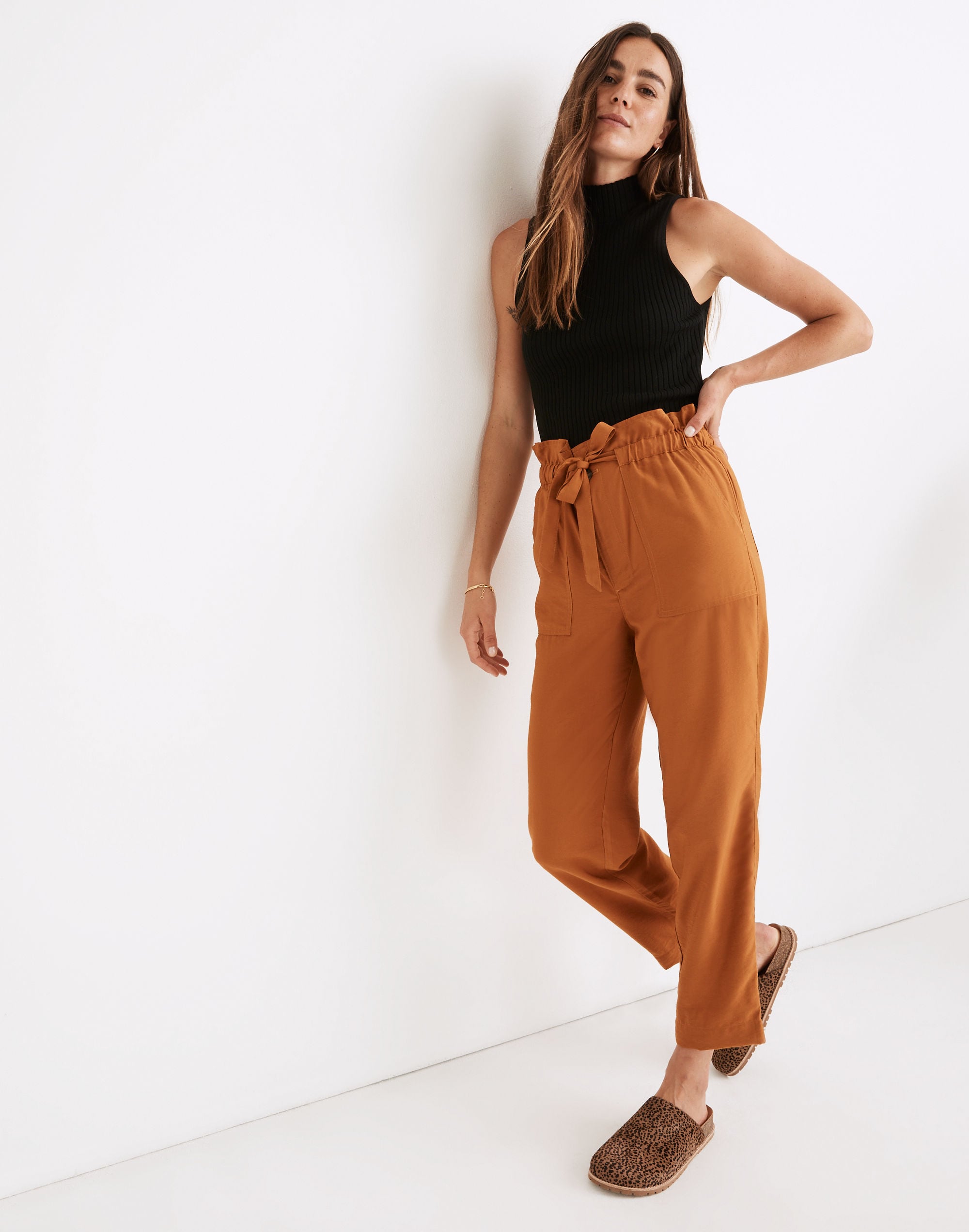 Dunaway Paperbag Pants | Madewell