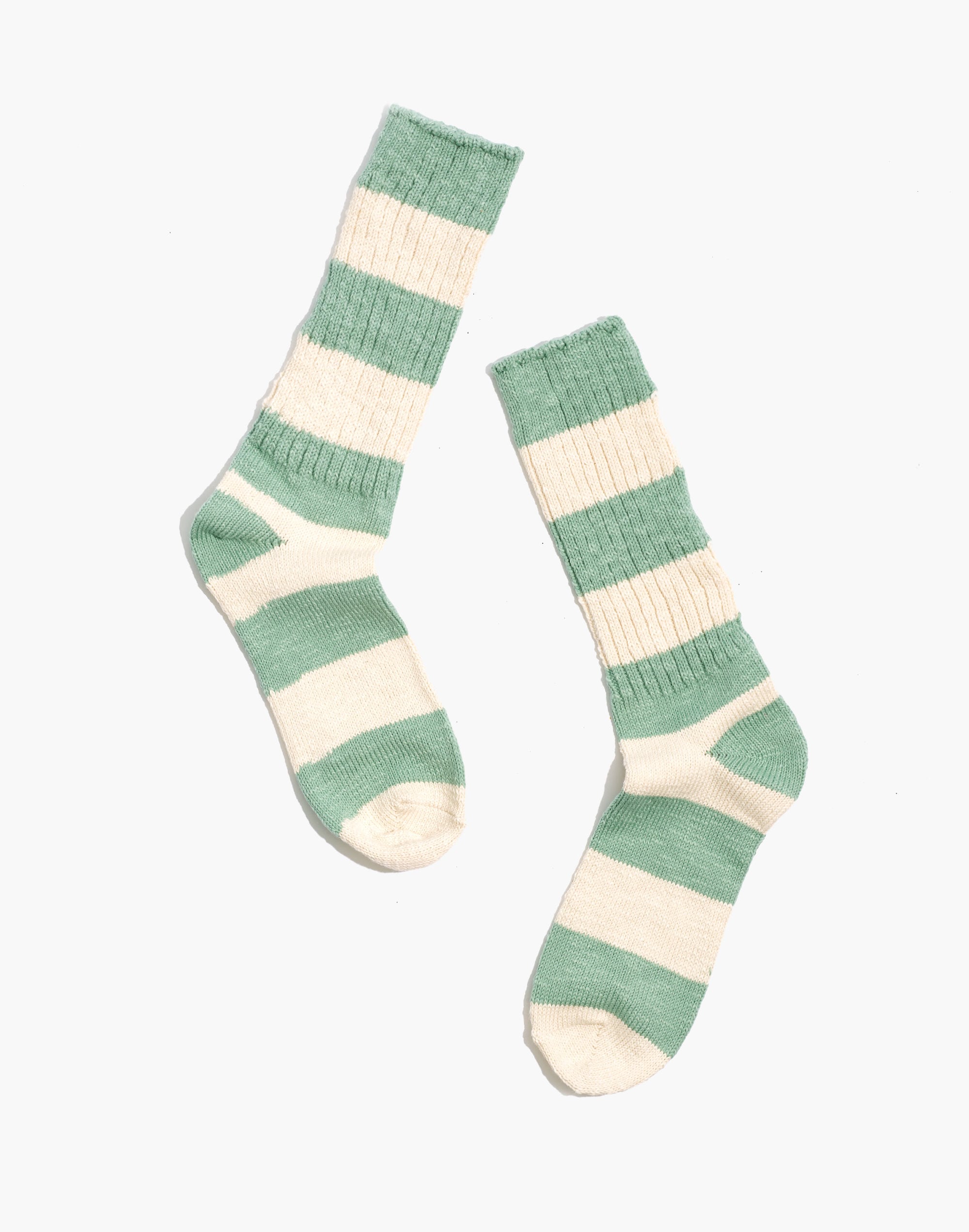 Crew Socks Uneven Stripe | Madewell