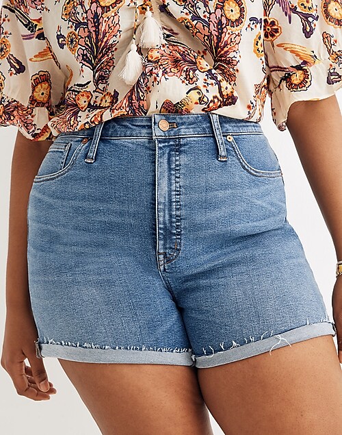 Highrise Star Print Jean Short – Just One Thing
