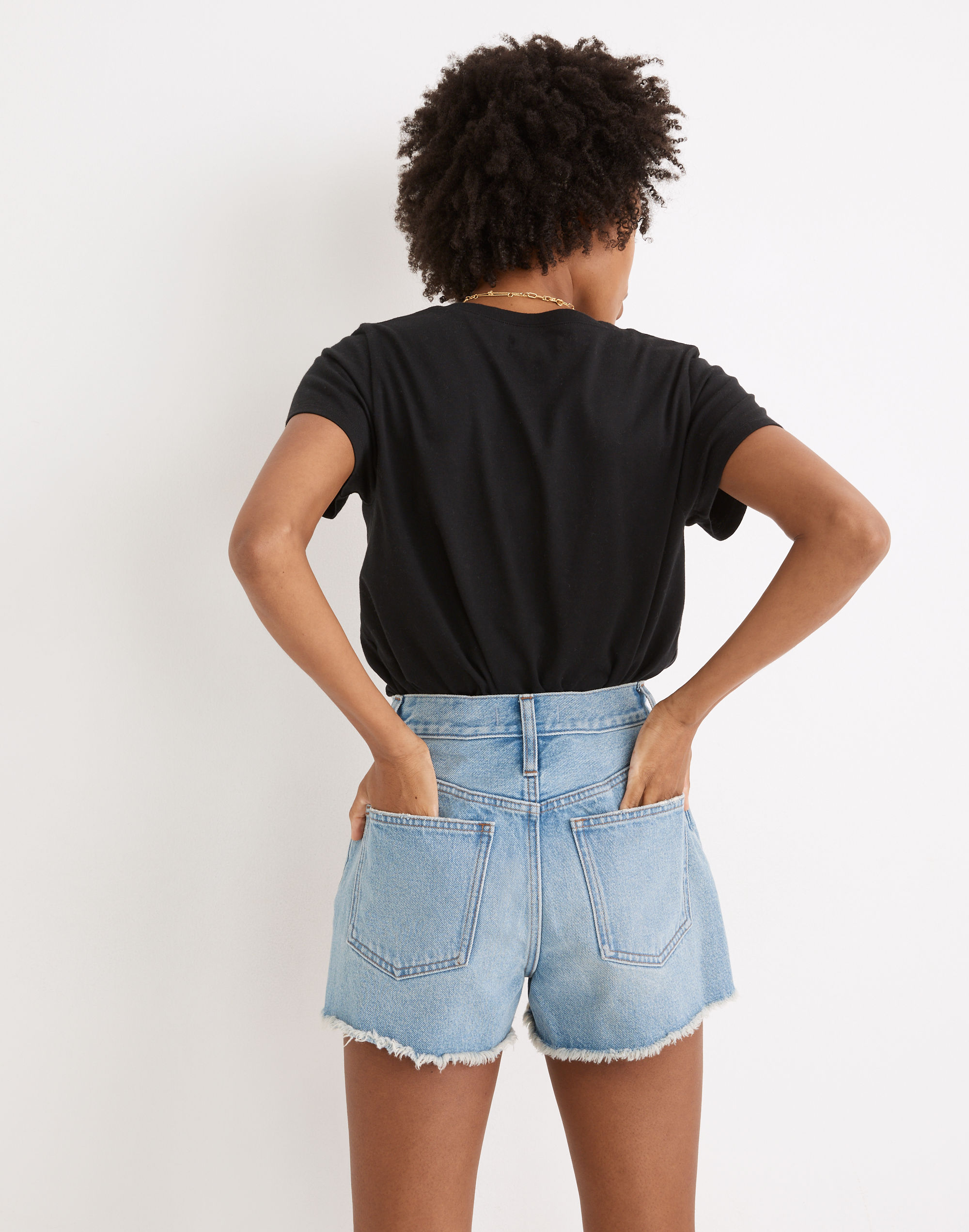 The Perfect Jean Short in Hedrick Wash