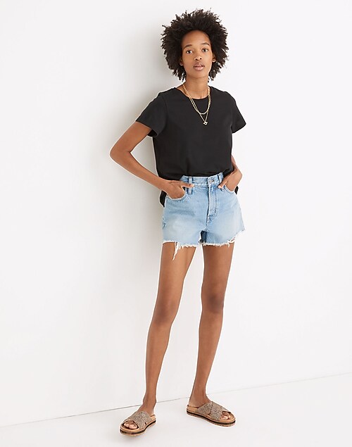 The Perfect Jean Short in Hedrick Wash