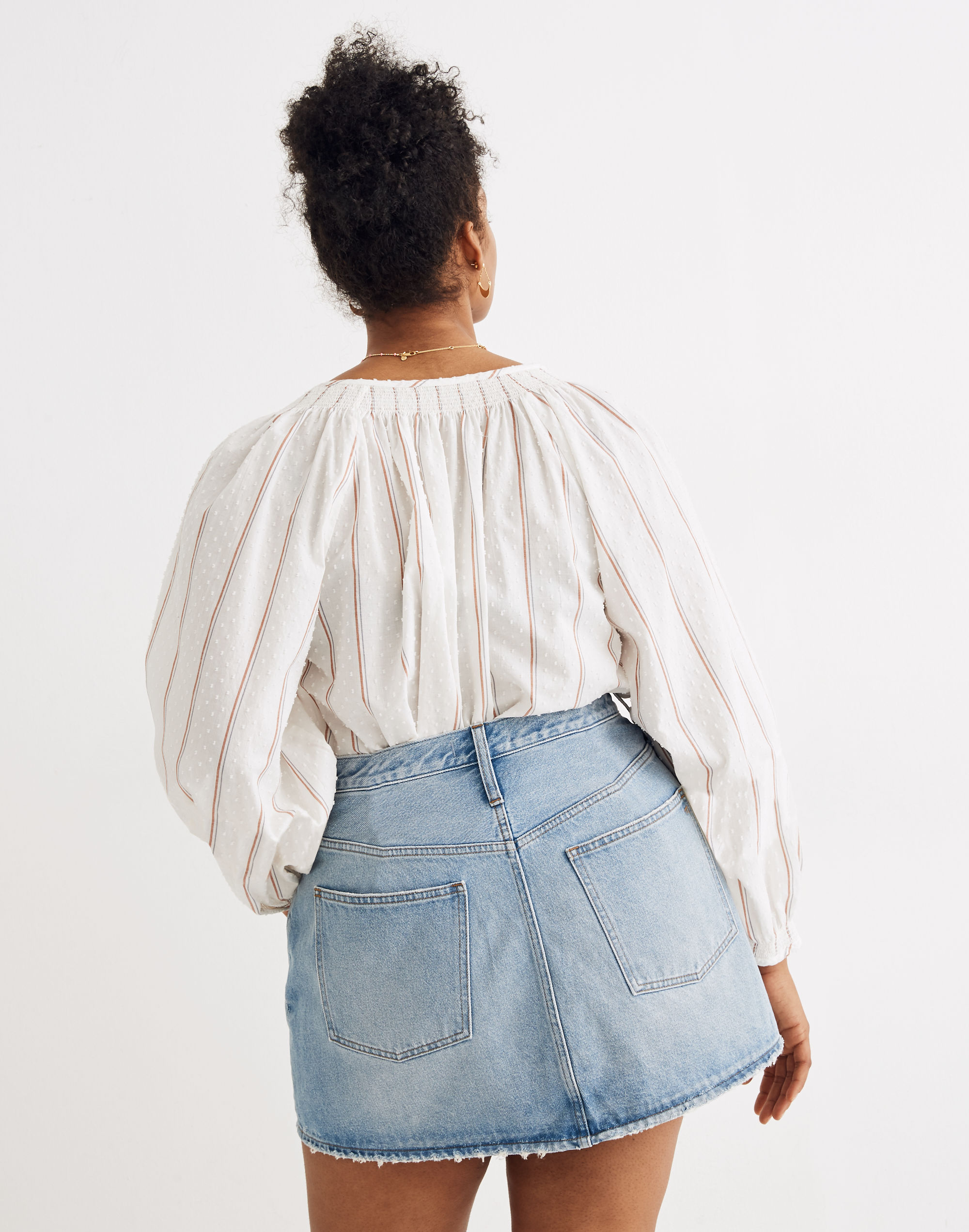 Rigid Denim Relaxed Mini Skirt Northdale Wash | Madewell