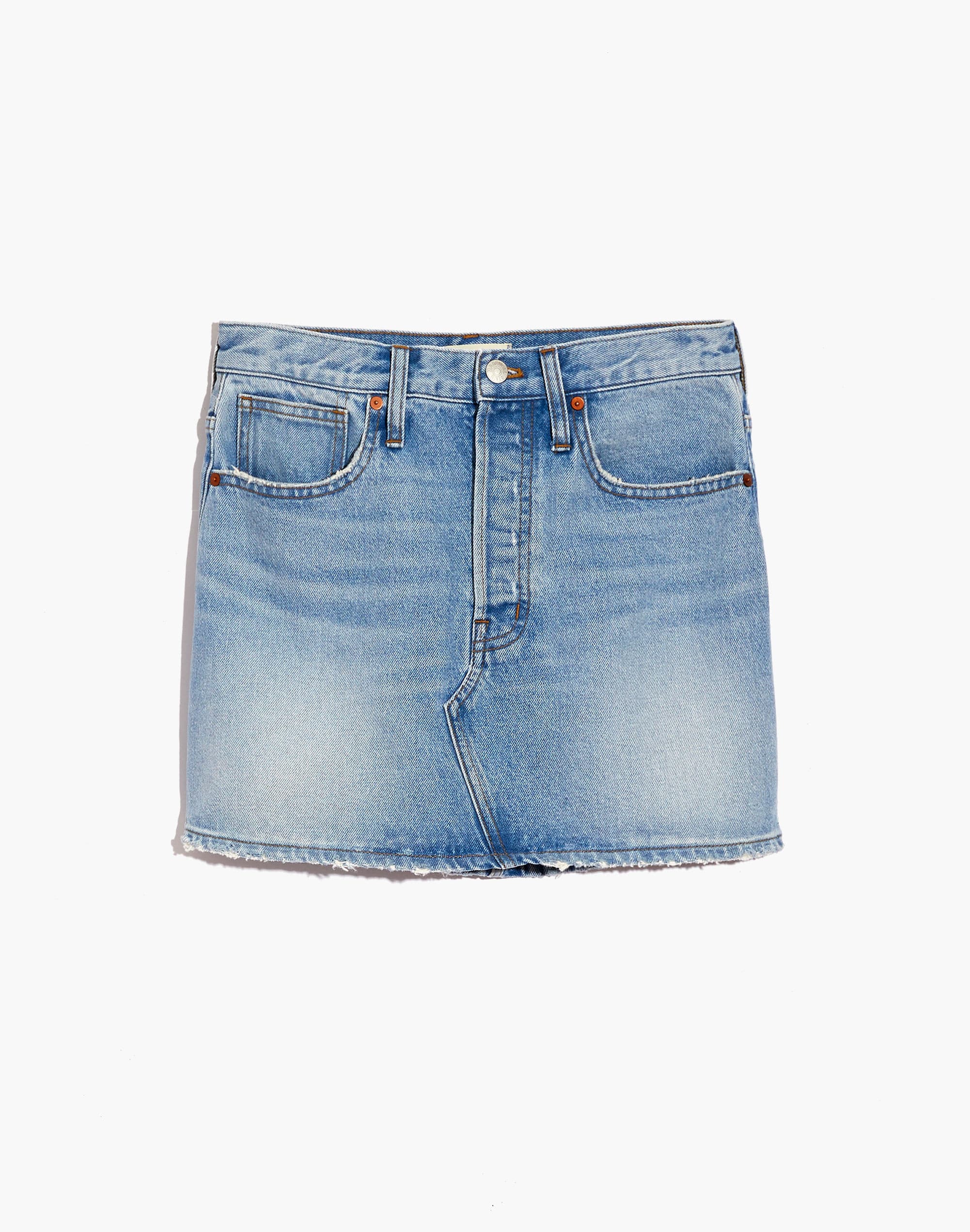 Rigid Denim Relaxed Mini Skirt Northdale Wash | Madewell