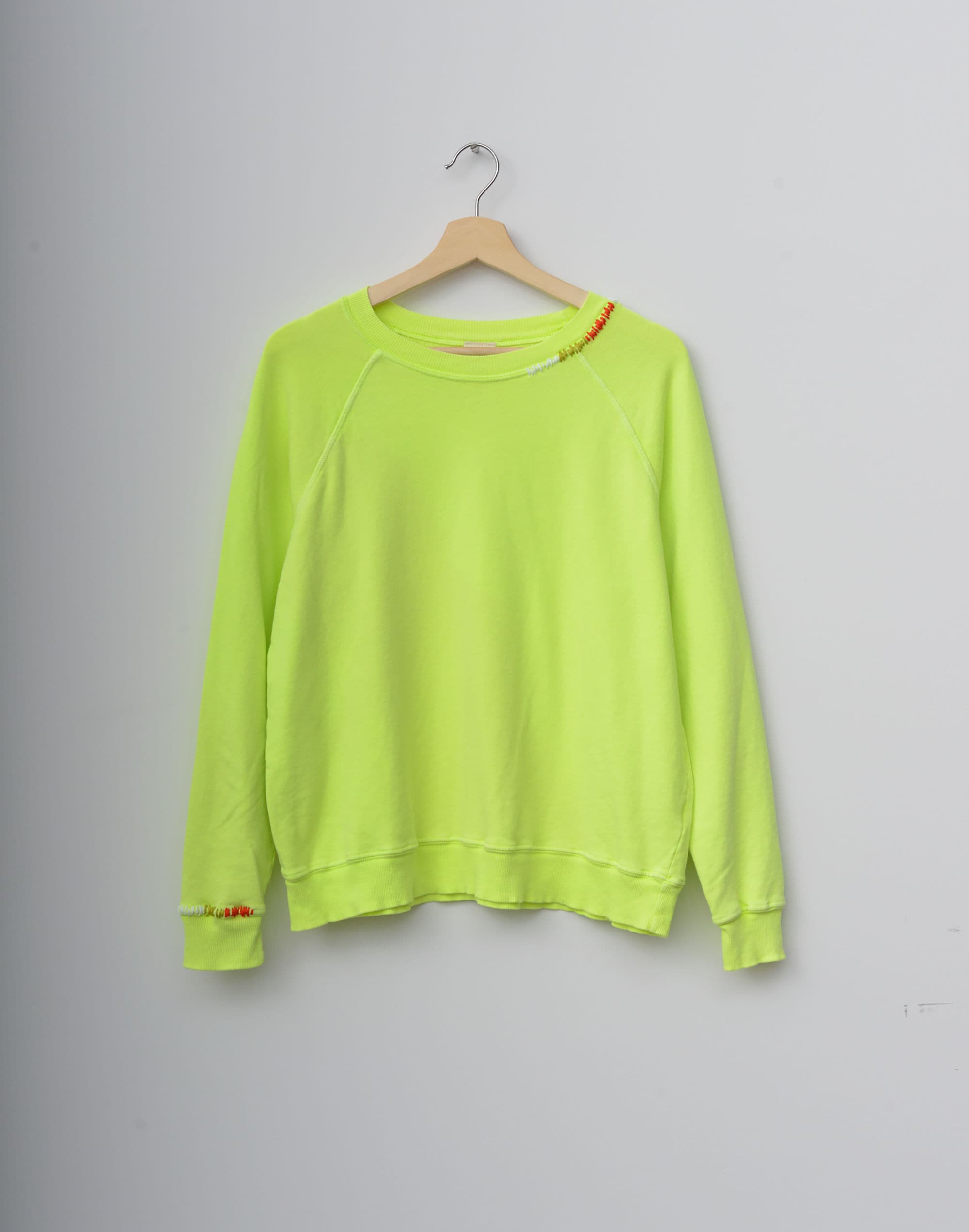 I Stole My Boyfriend's Shirt Ombré Embroidered Neon Sweatshirt Mystery Box | Madewell