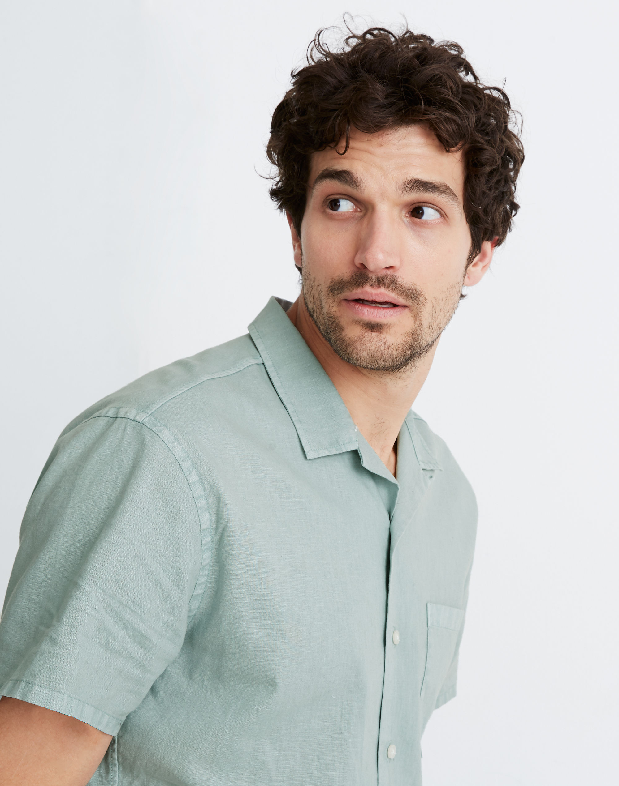 Linen-Cotton Easy Camp Shirt | Madewell