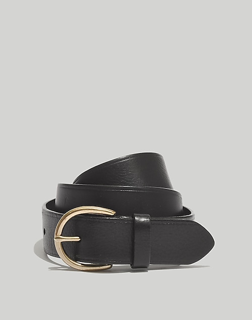 Belt Bag No. 114, Vintage Black Leather Belt Bag