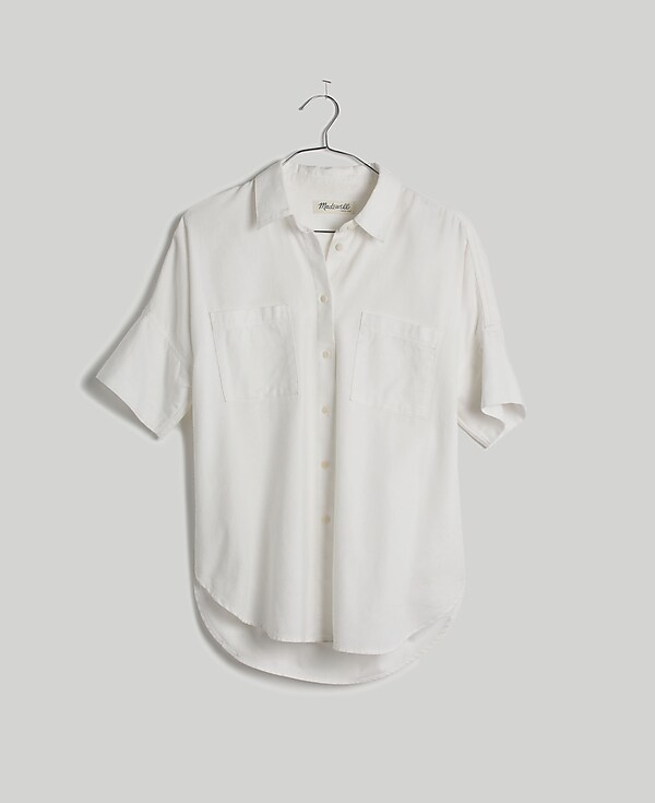 White Cotton Courier Shirt