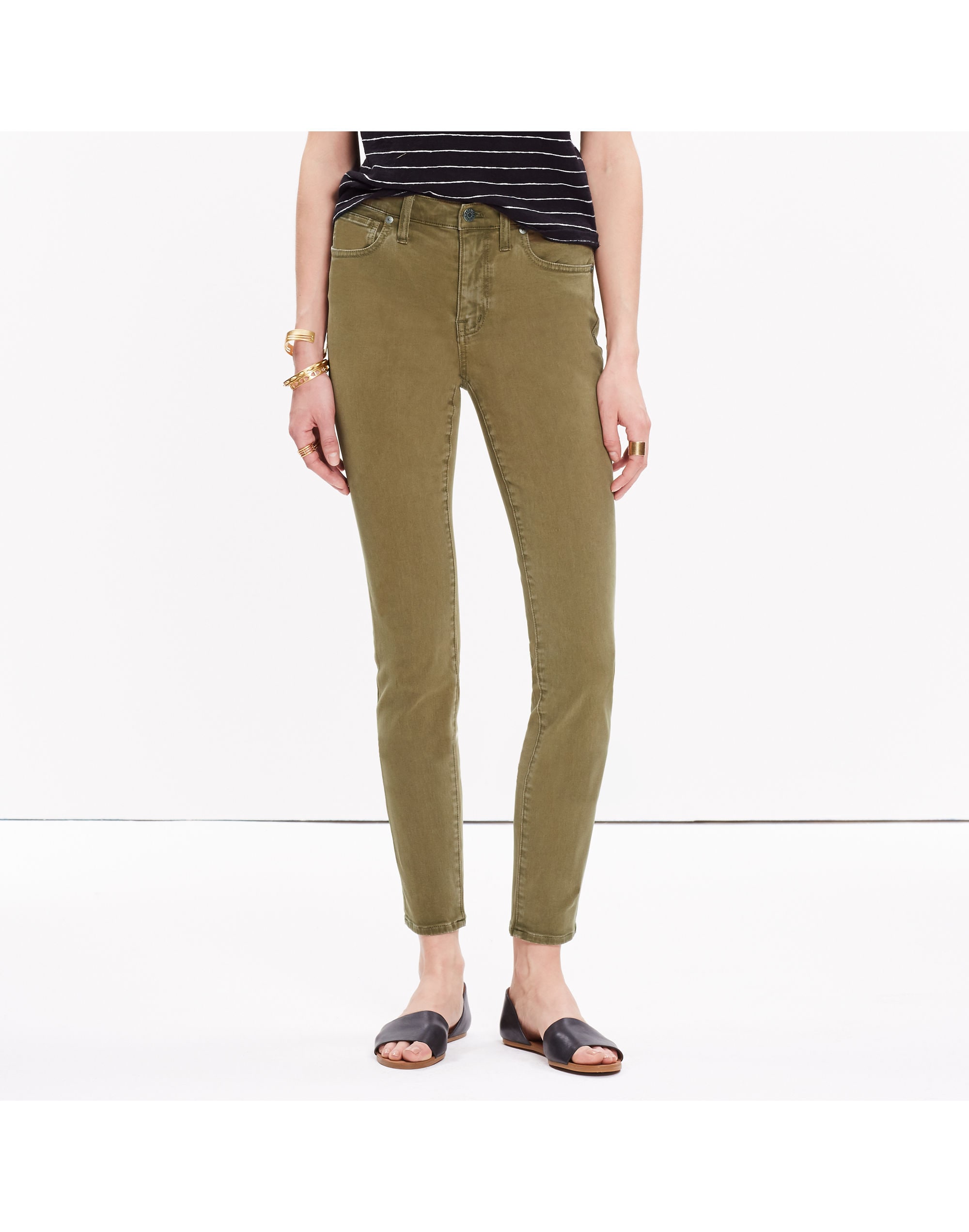 9" High-Rise Skinny Crop Jeans: Colorwash Edition | Madewell