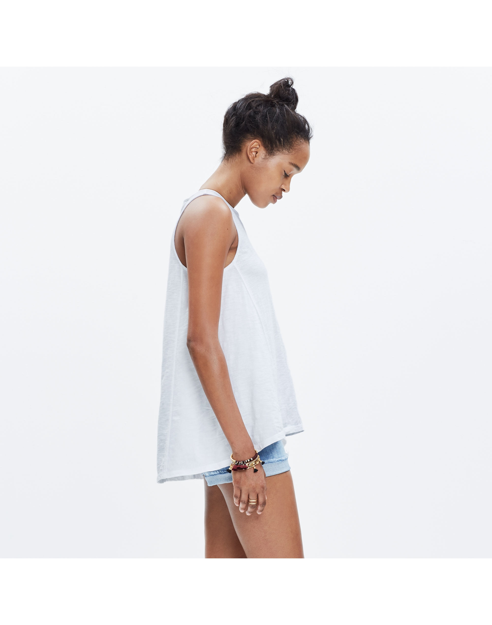 Forward-Seam Slub Tank | Madewell